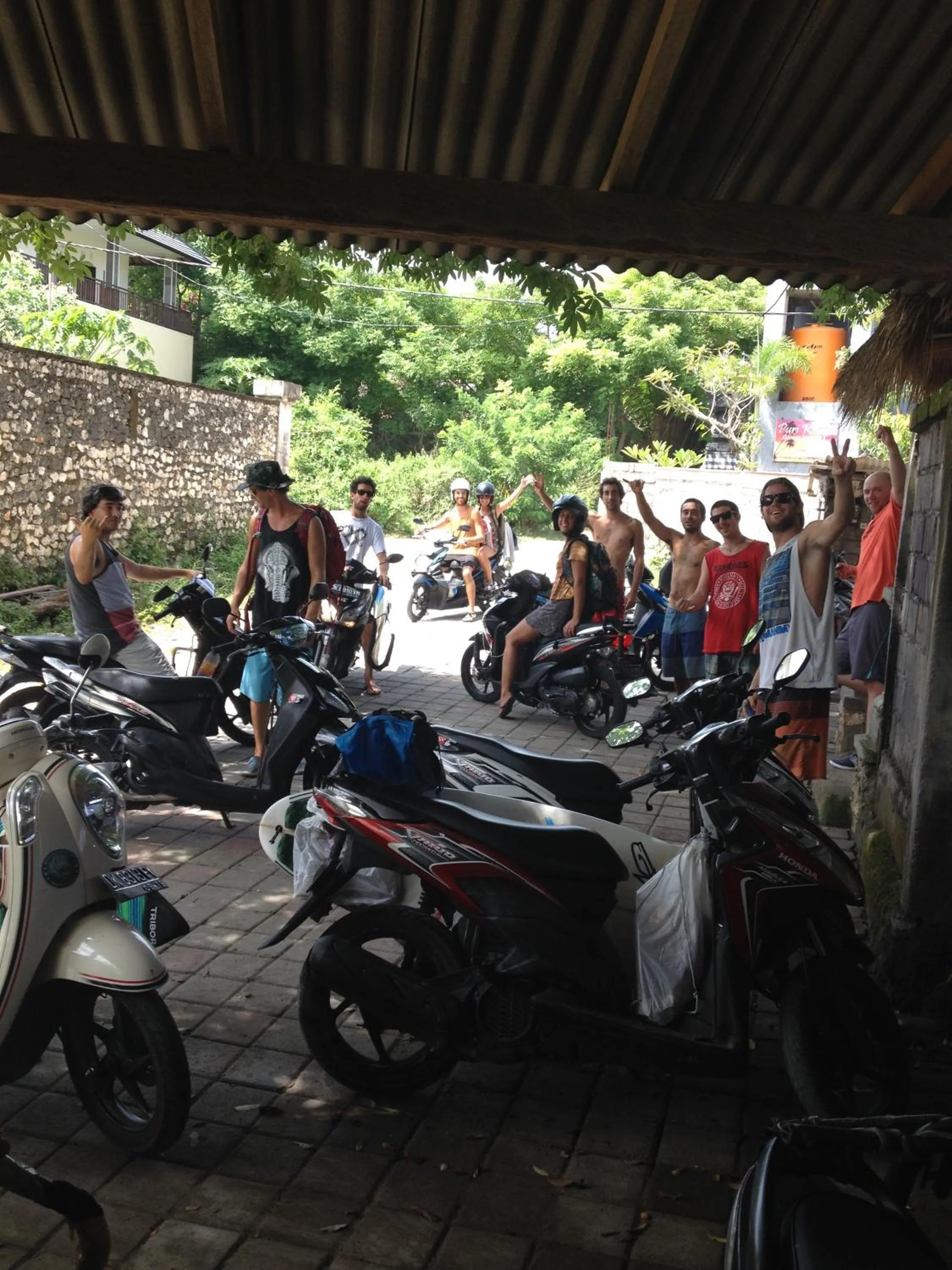 group of guests in Satria Bungalow