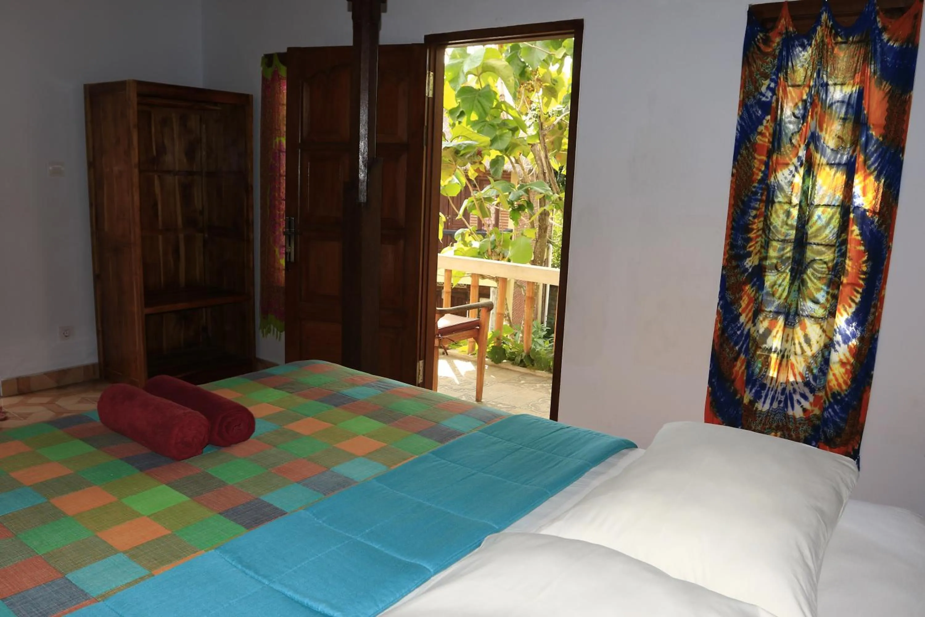 Bedroom, Bed in Satria Bungalow