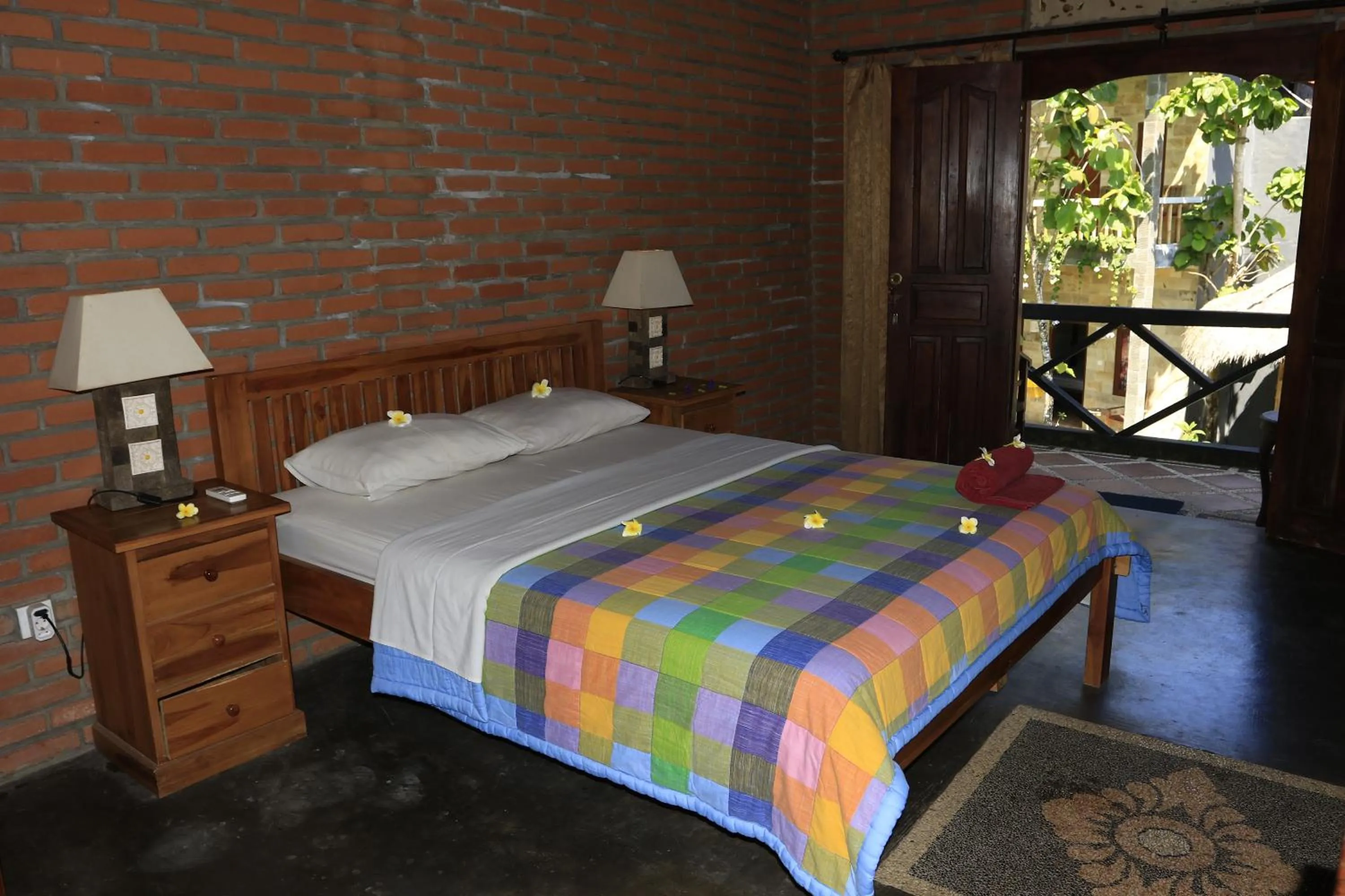 Bedroom, Bed in Satria Bungalow