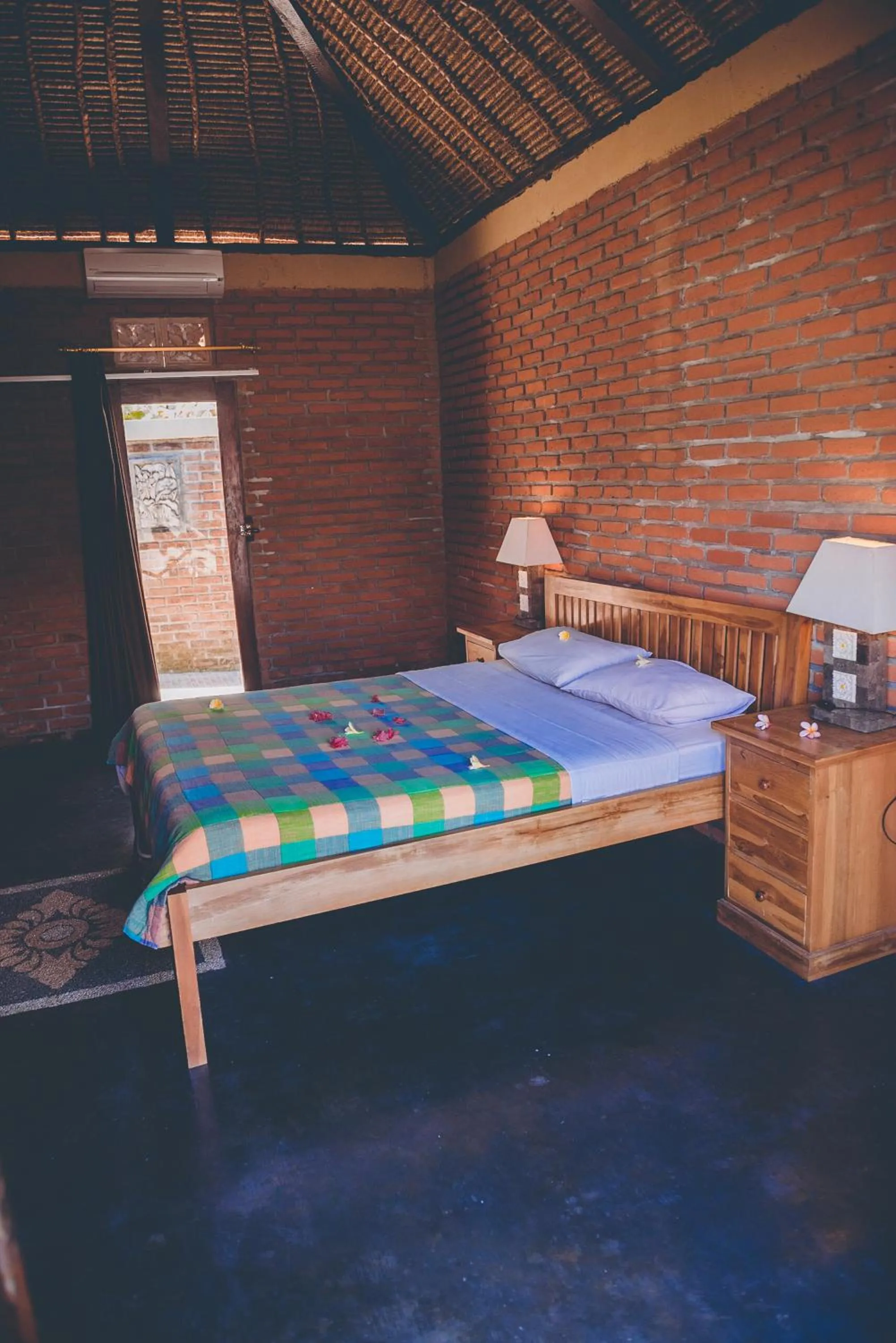 Bedroom, Bed in Satria Bungalow