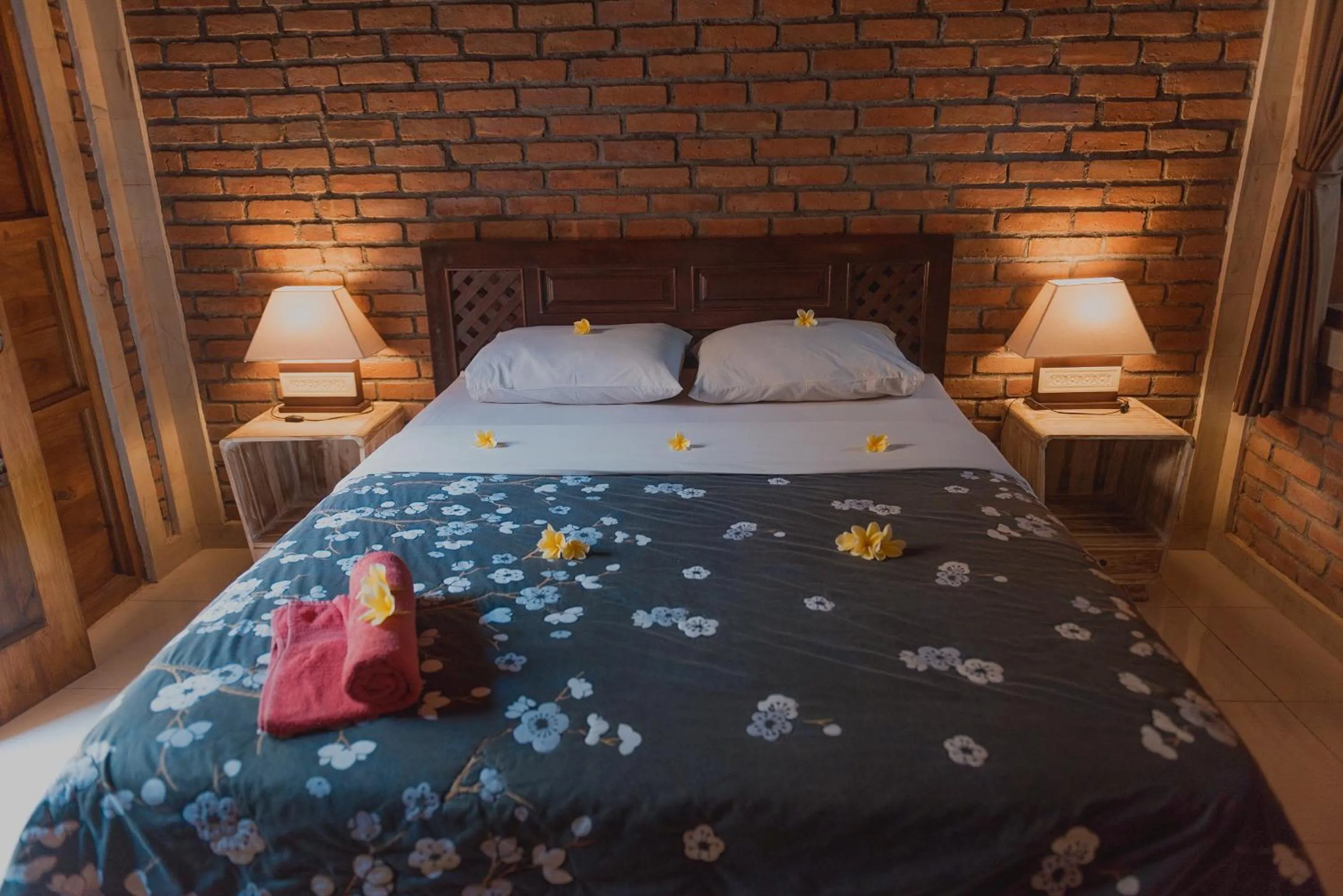 Bedroom, Bed in Satria Bungalow