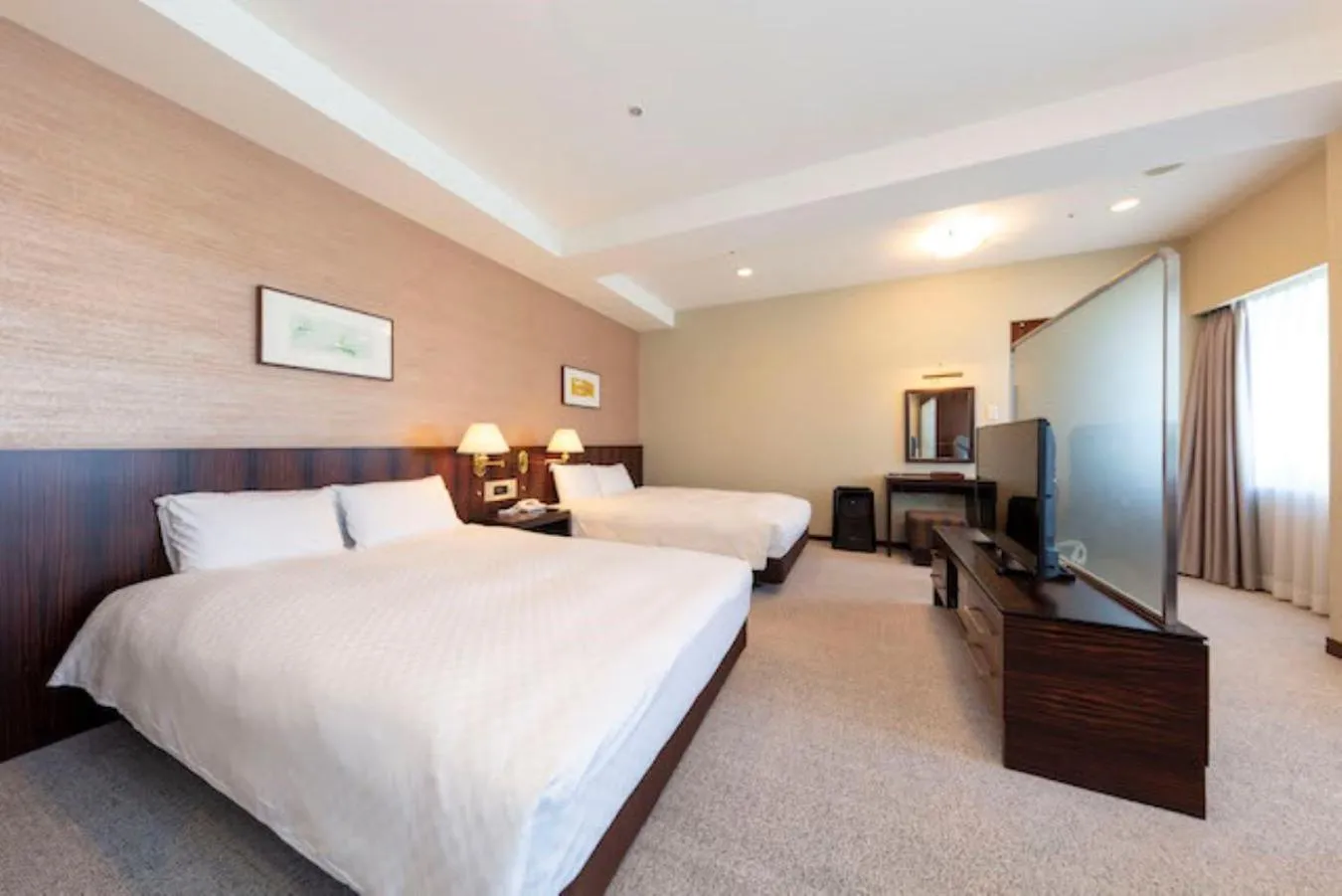 Bed in Centrair Hotel