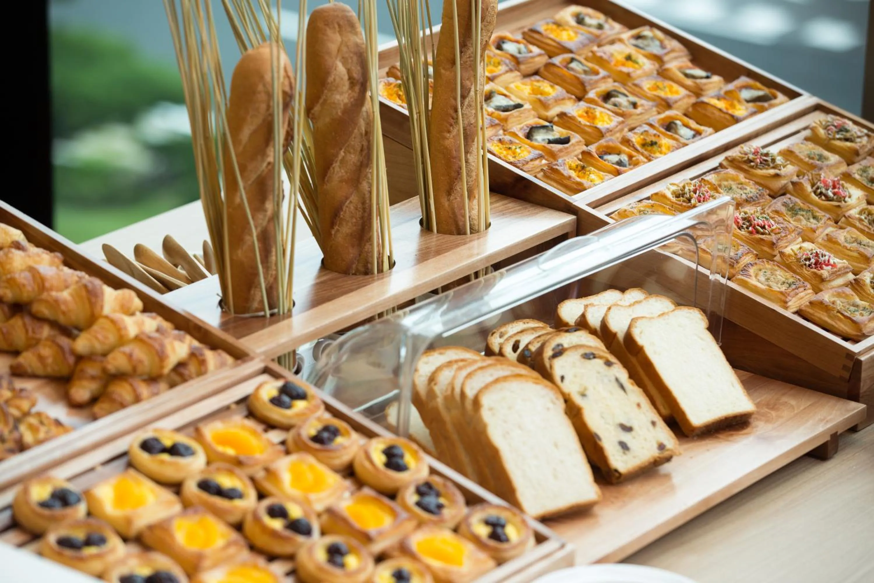 Buffet breakfast in Centrair Hotel