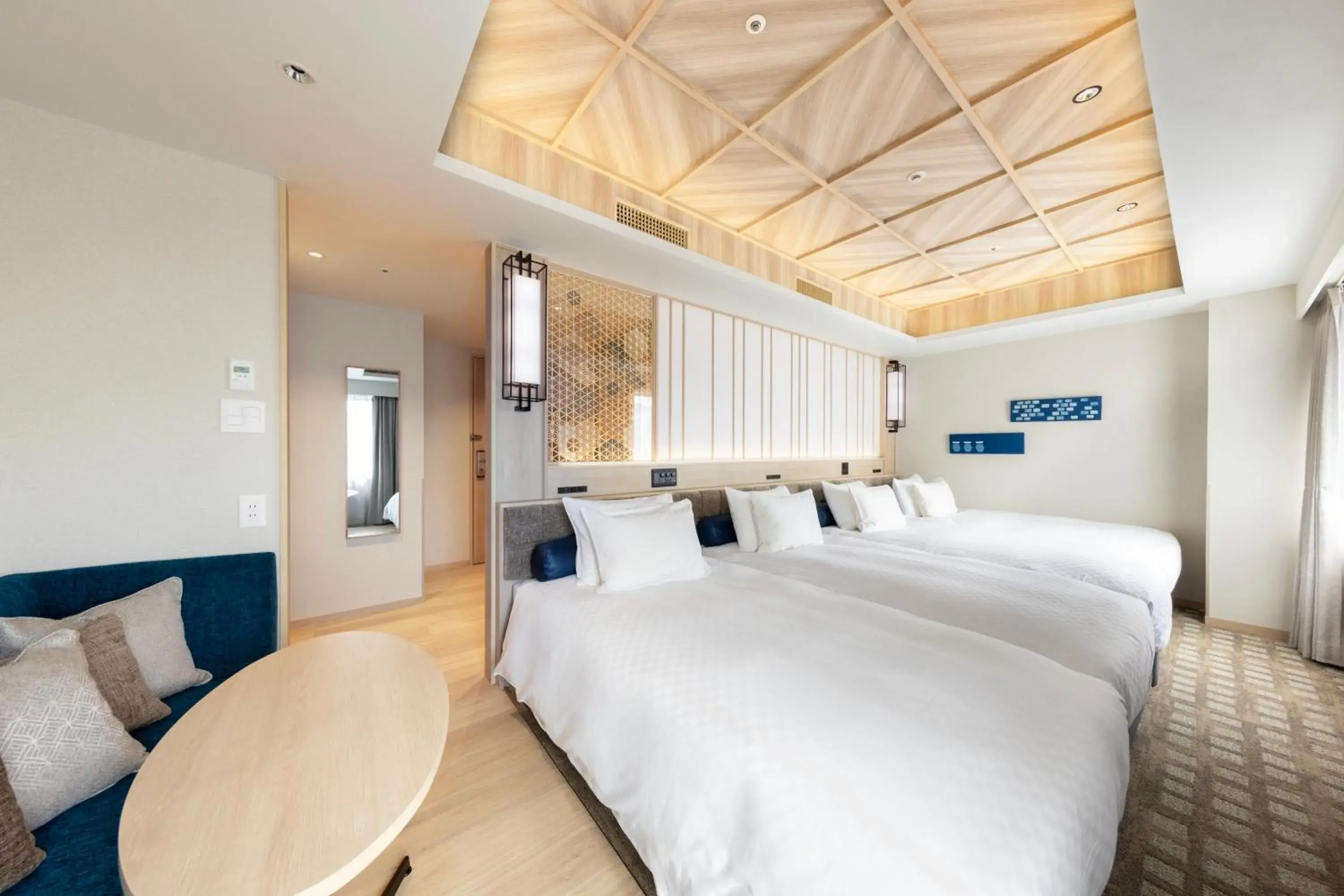 Bed in Centrair Hotel Bed in Centrair Hotel