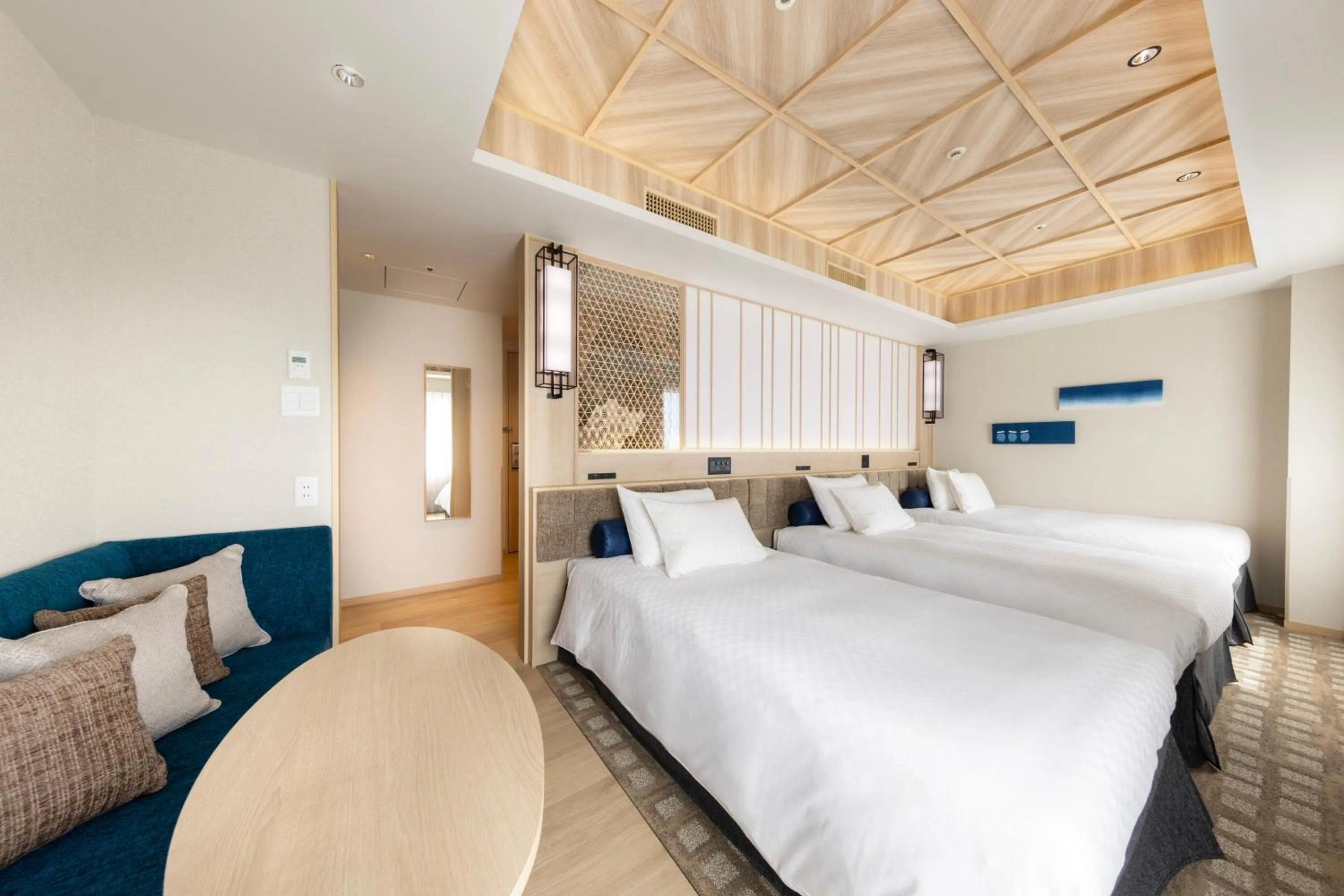 Bed in Centrair Hotel