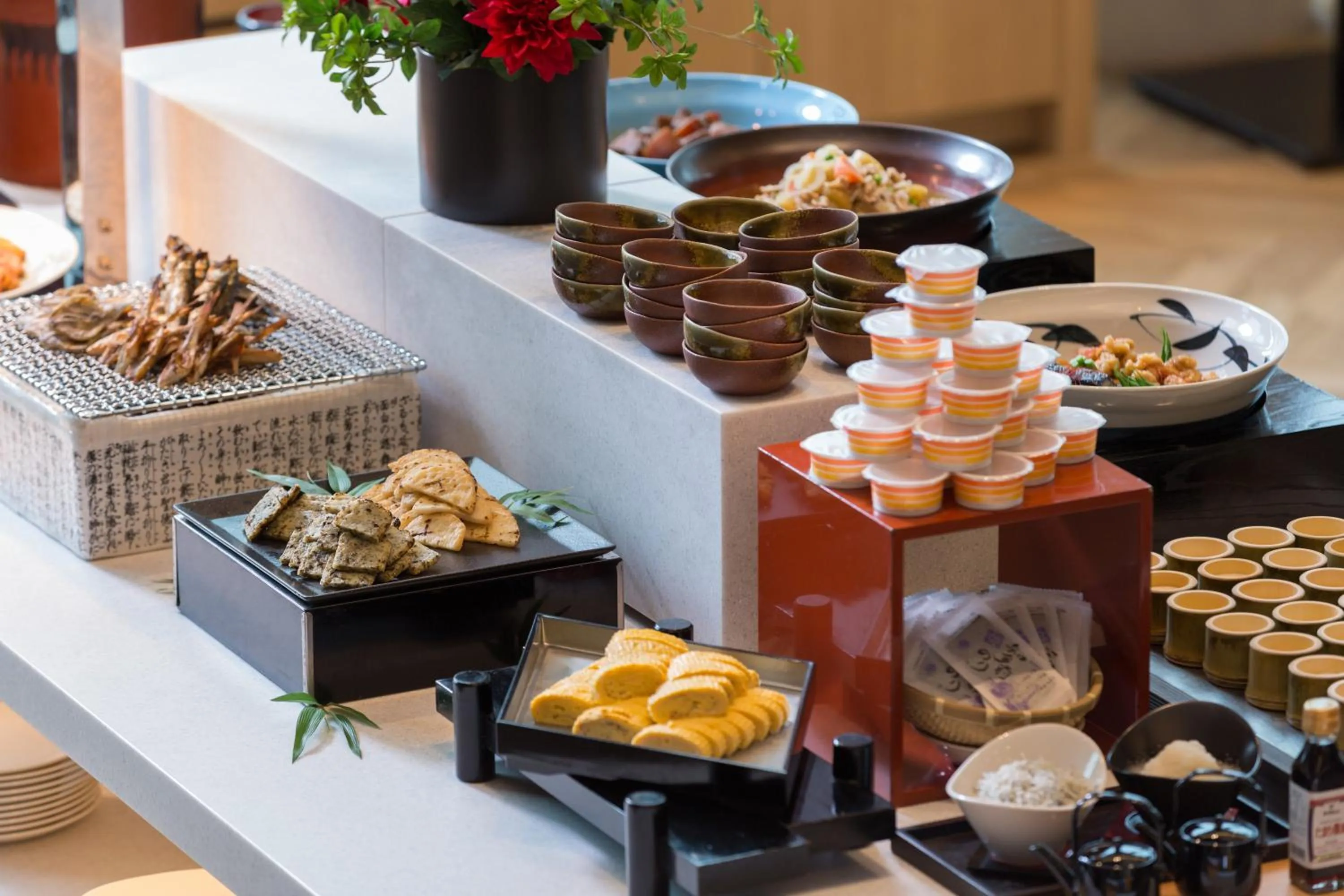 Buffet breakfast in Centrair Hotel