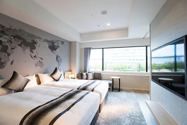 Bed in Centrair Hotel