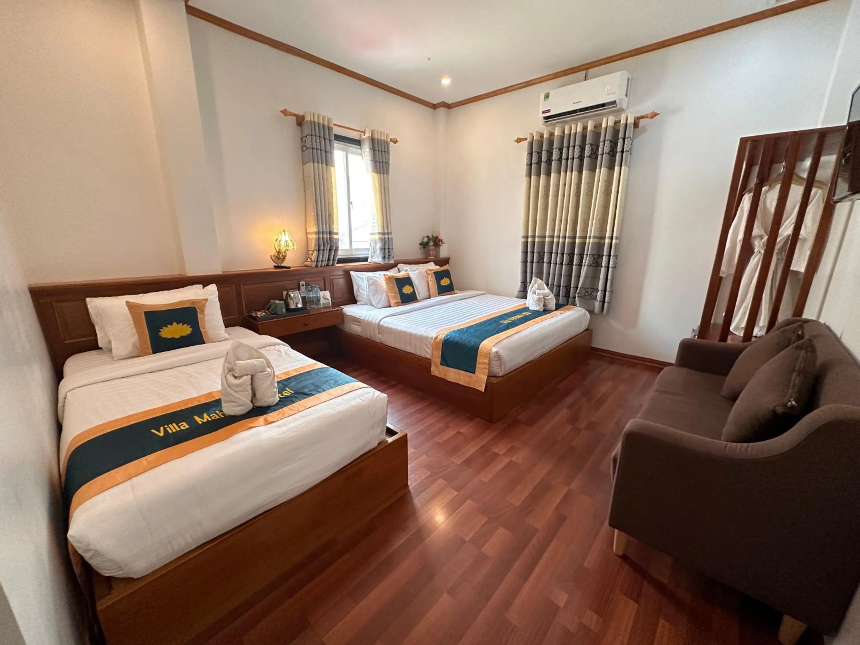 Bed in Villa Mahasok hotel