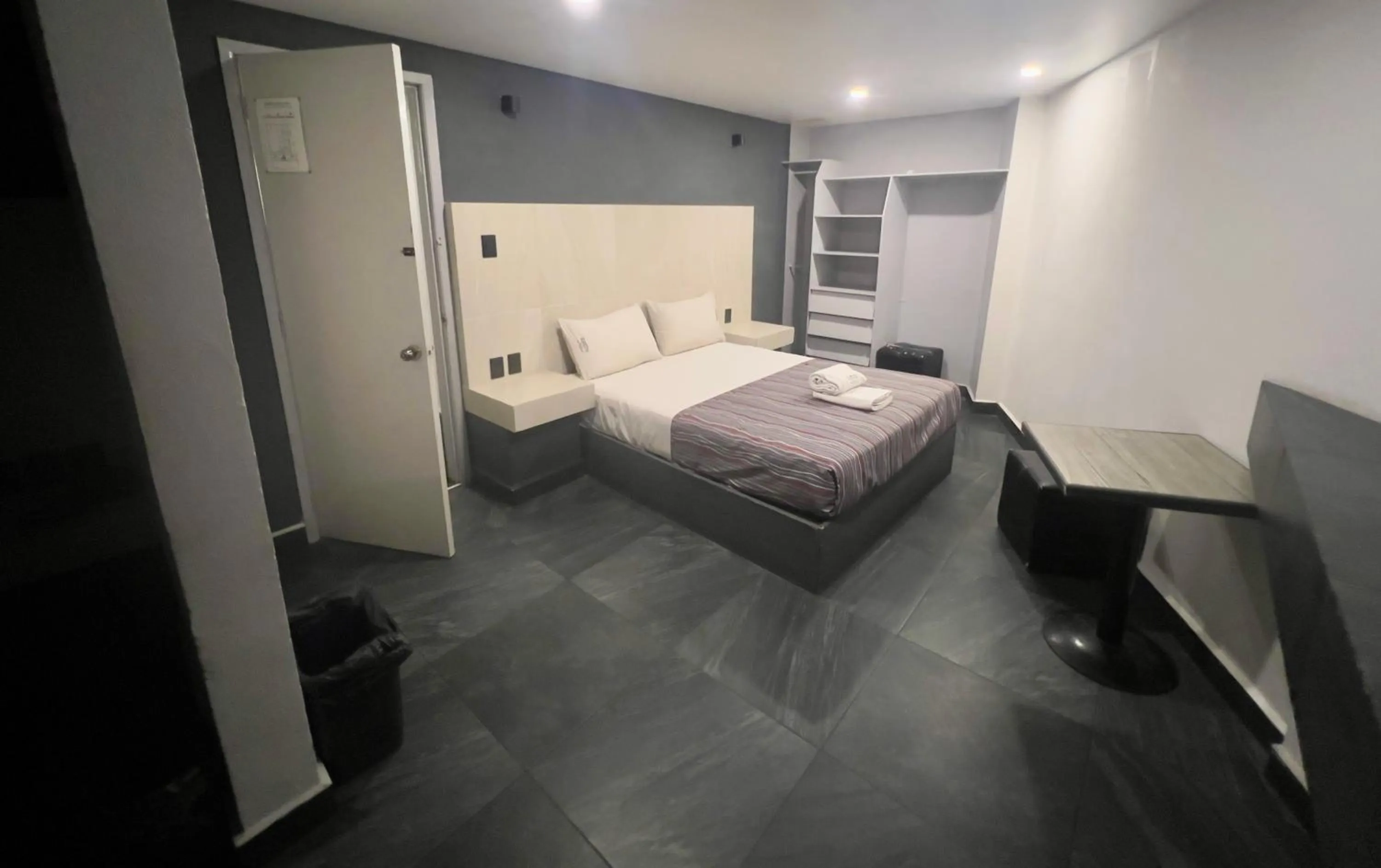 Bed in Hotel Aquario