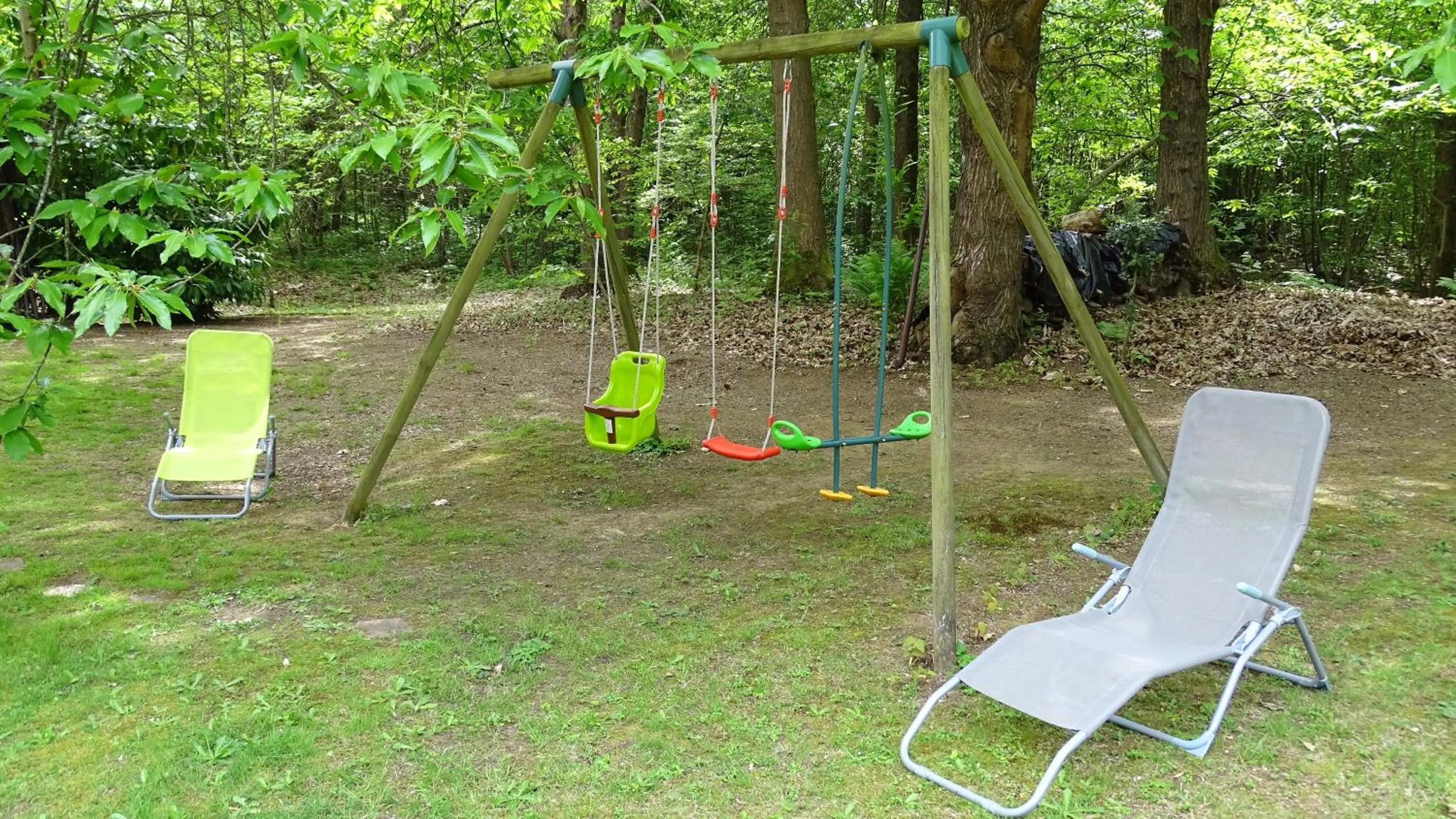 Children play ground in Chambres de Monthéard