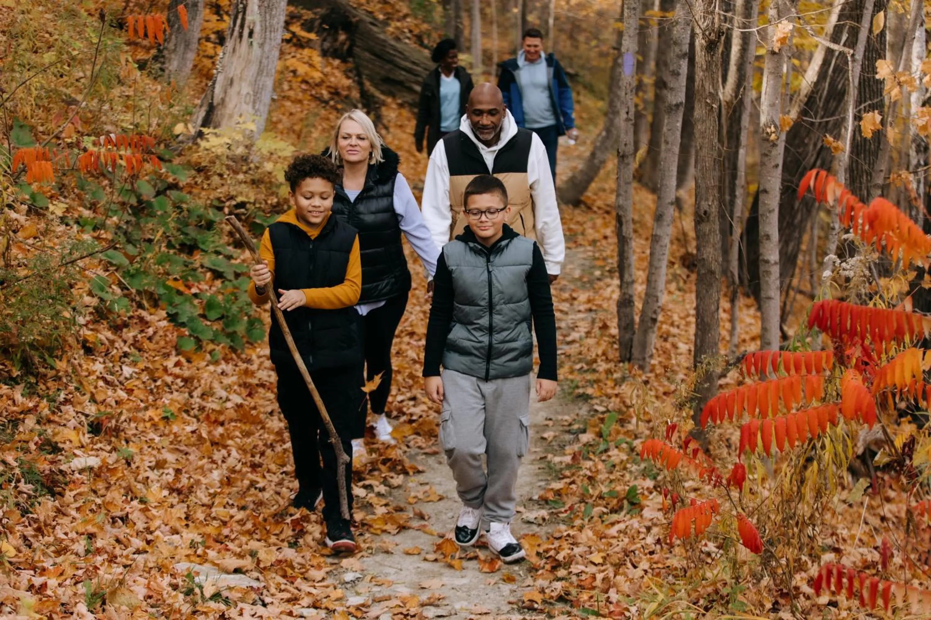 Hiking in Blue Mountain Resort Mosaic Suites