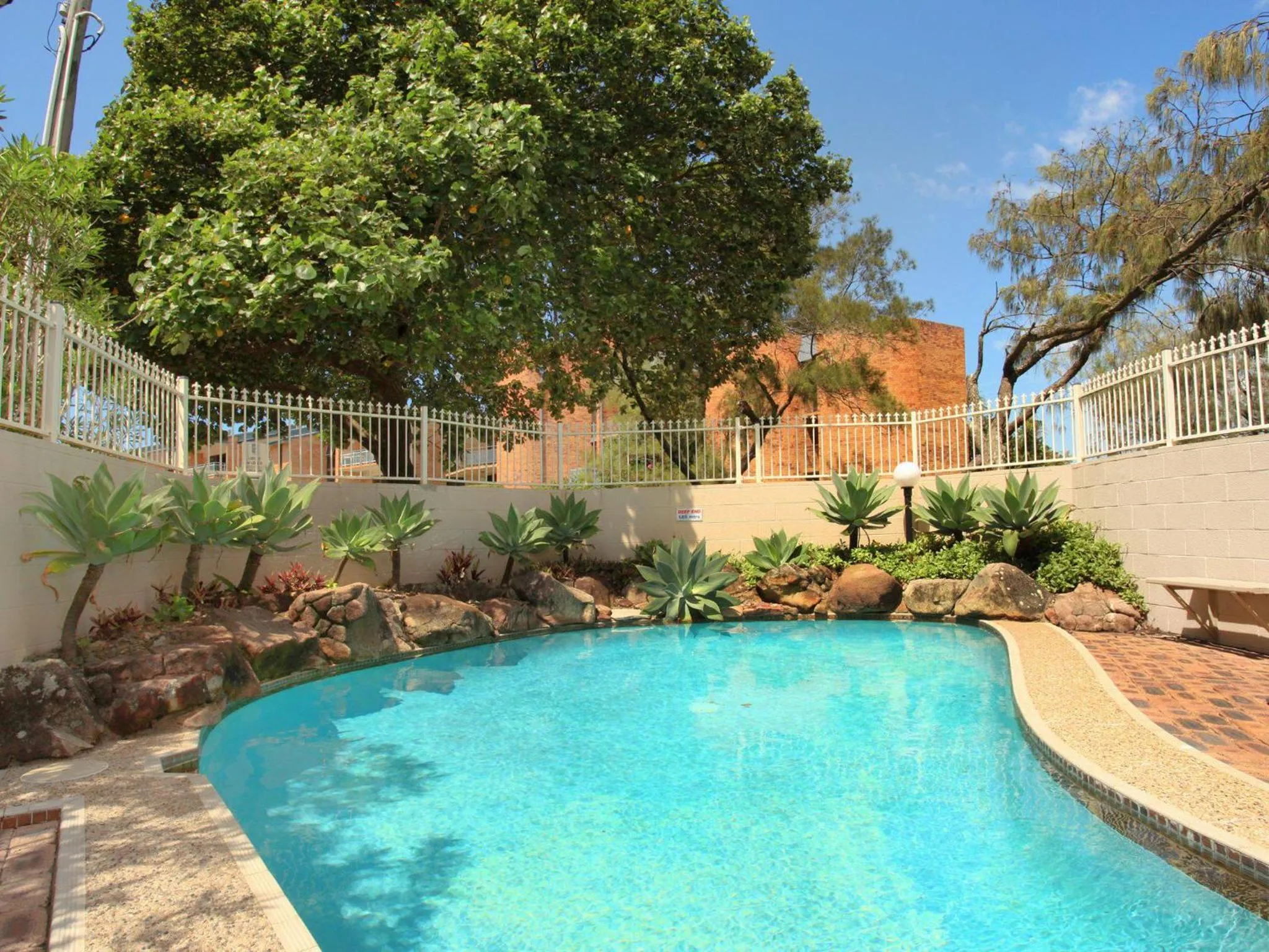 Pool view in Parkyn Place 7