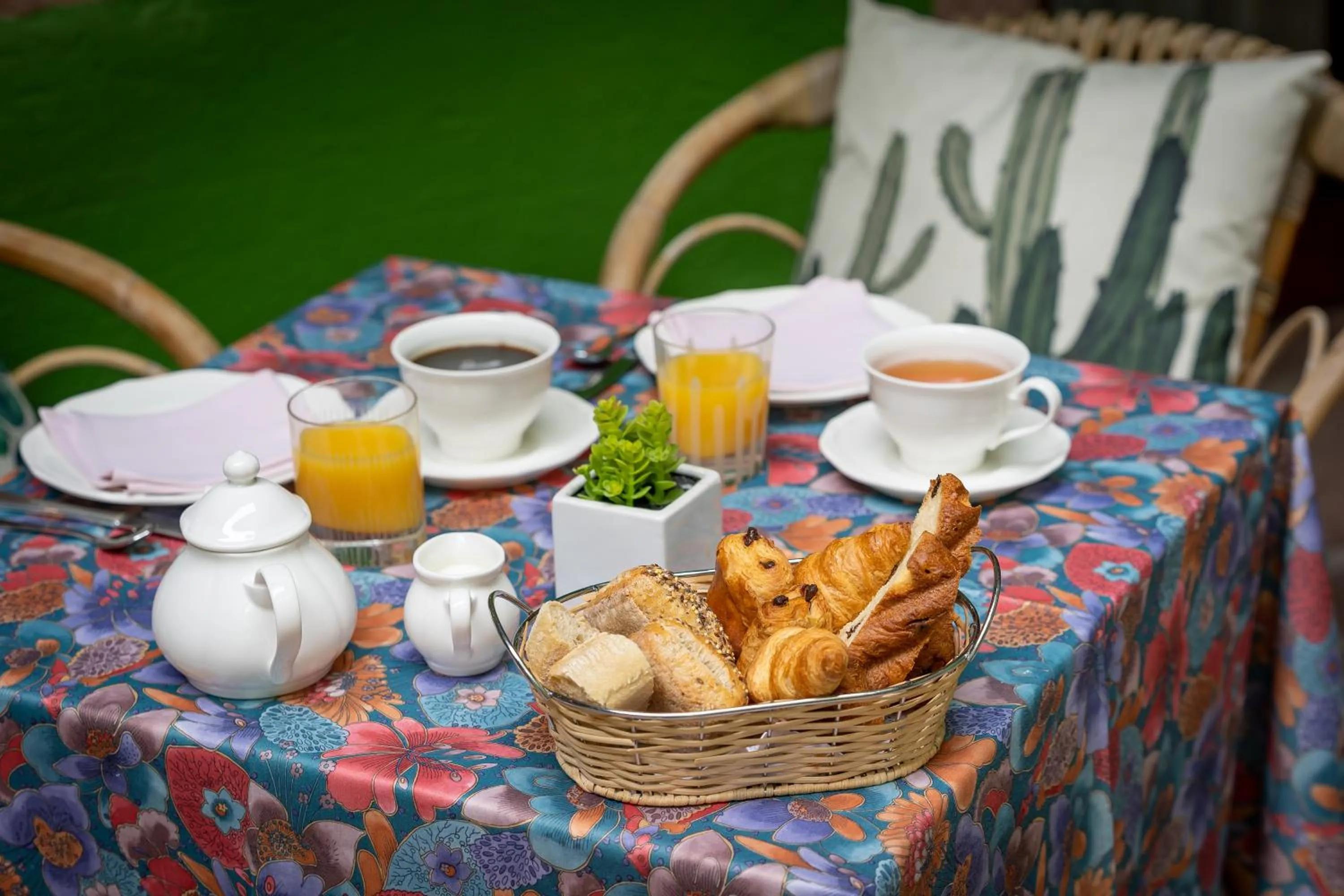 Patio in Hotel à l'Oriel