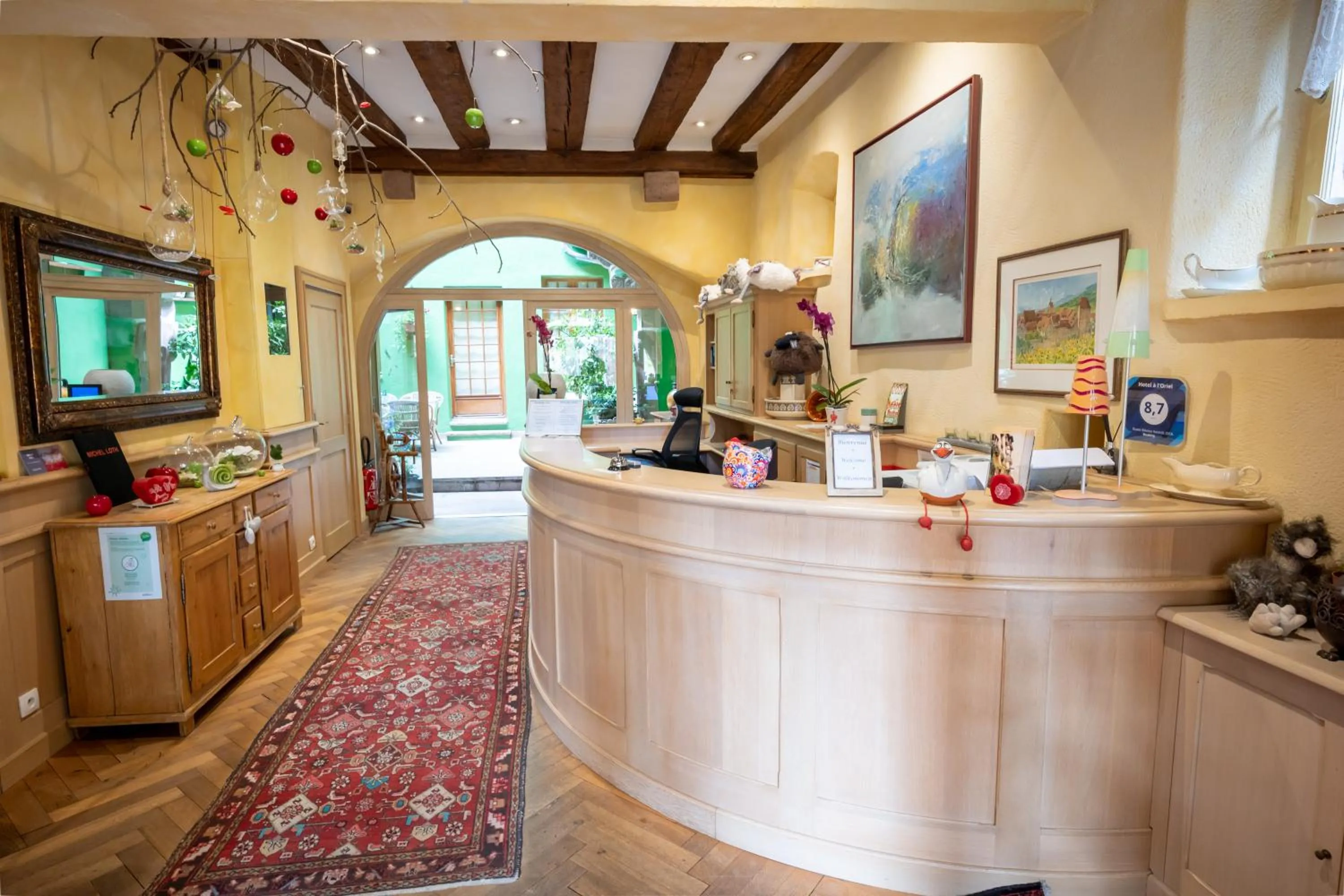 Lobby or reception in Hotel à l'Oriel