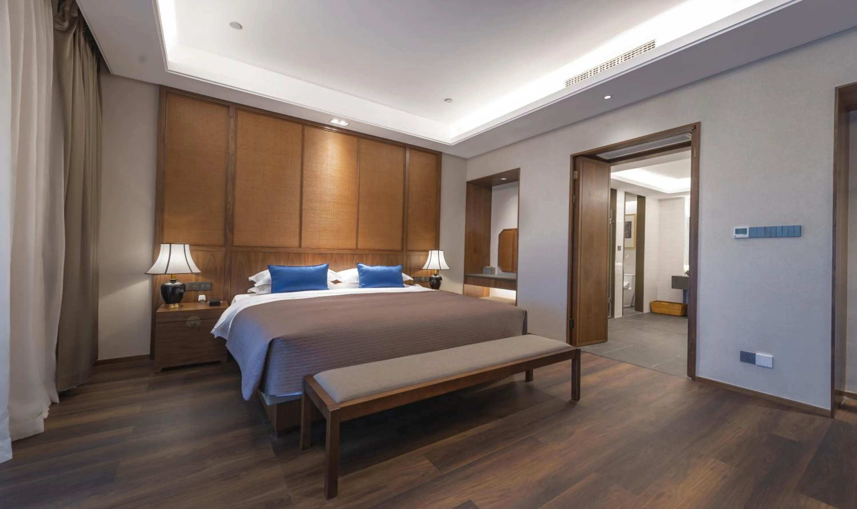 Bedroom, Bed in Narada ResortSpa Nanxun Giant