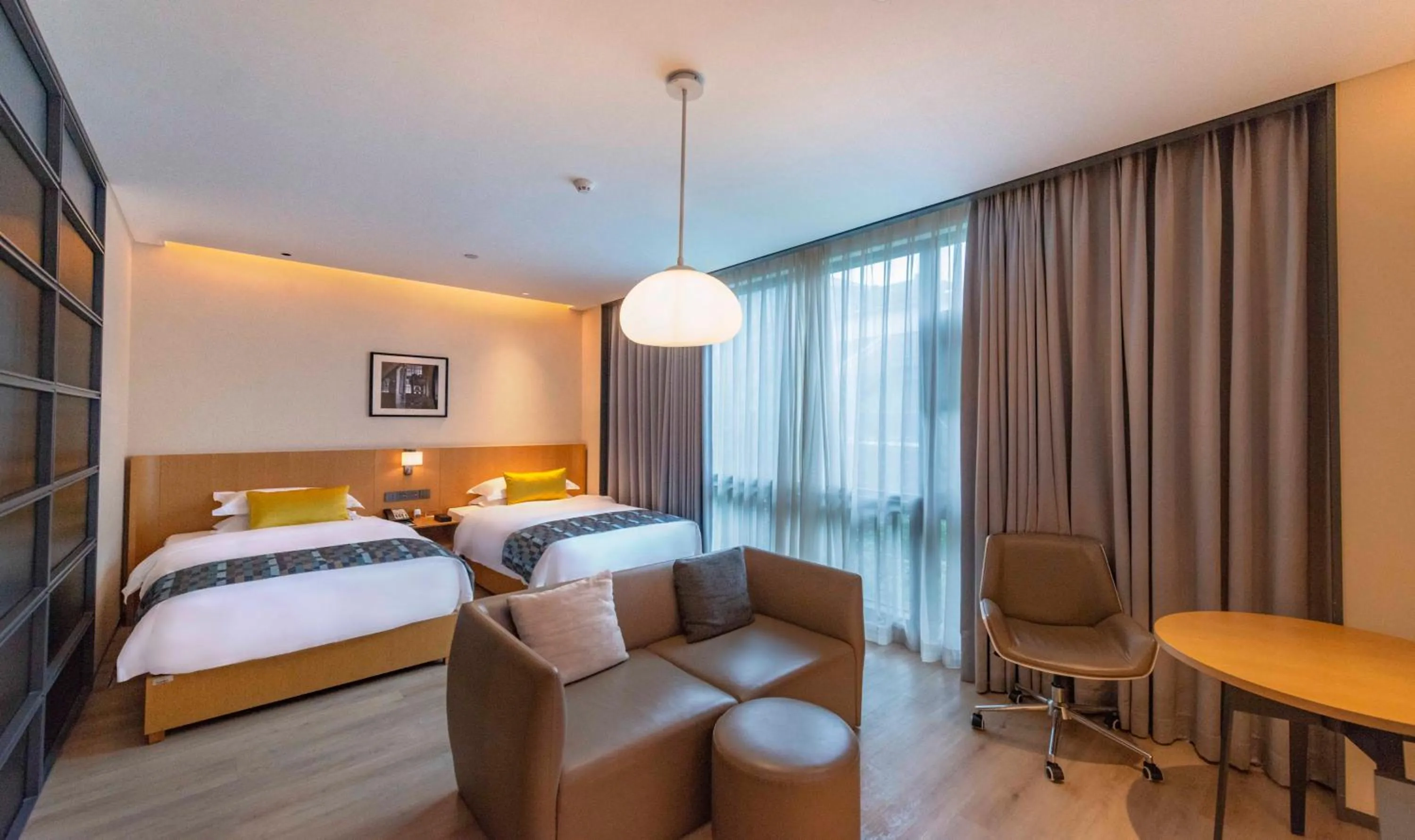 Bedroom, Bed in Narada ResortSpa Nanxun Giant