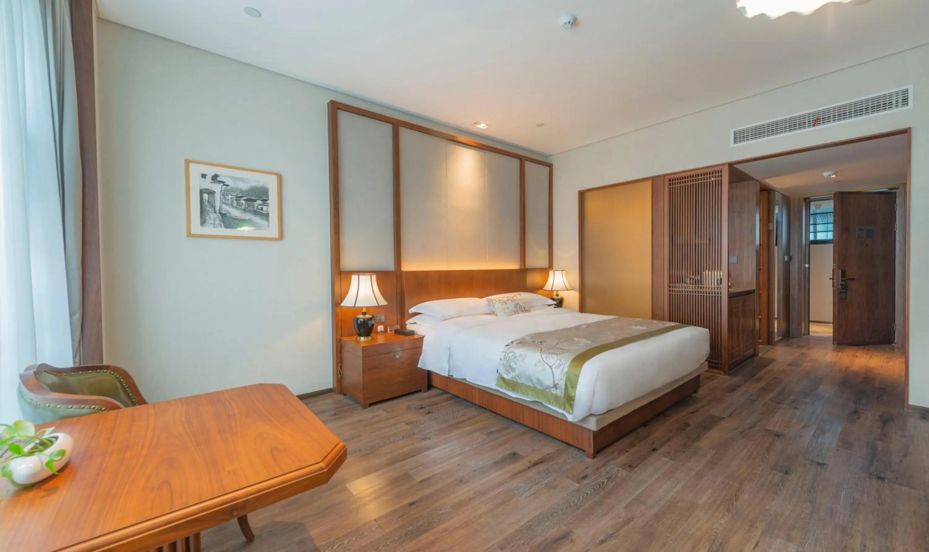 Bedroom, Bed in Narada ResortSpa Nanxun Giant