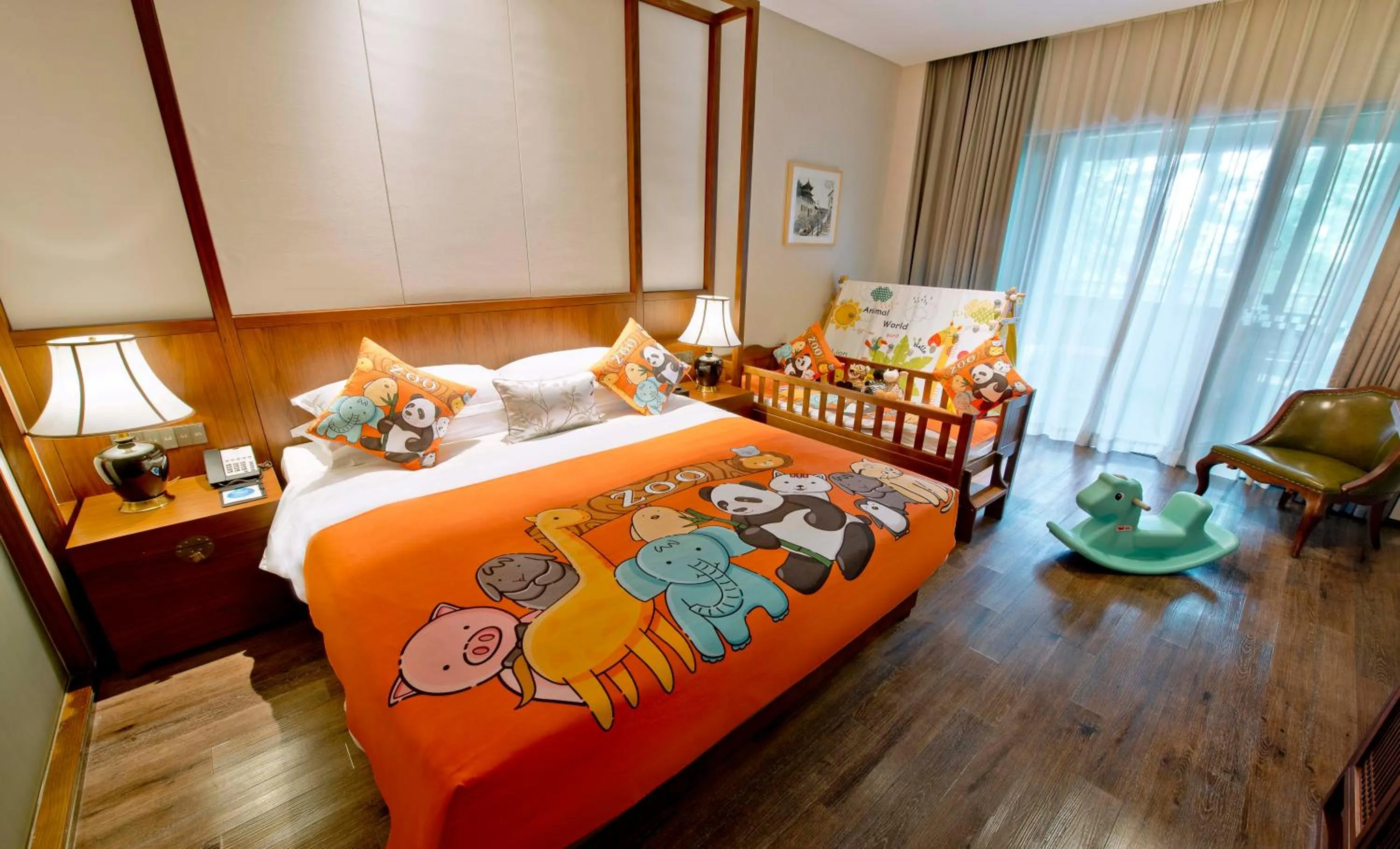 Bedroom, Bed in Narada ResortSpa Nanxun Giant