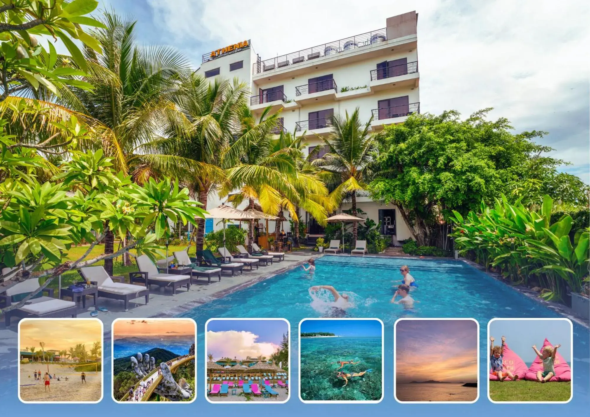 Swimming pool in Athenia Hoi An Boutique Hotel & Spa Swimming pool in Athenia Hoi An Boutique Hotel & Spa