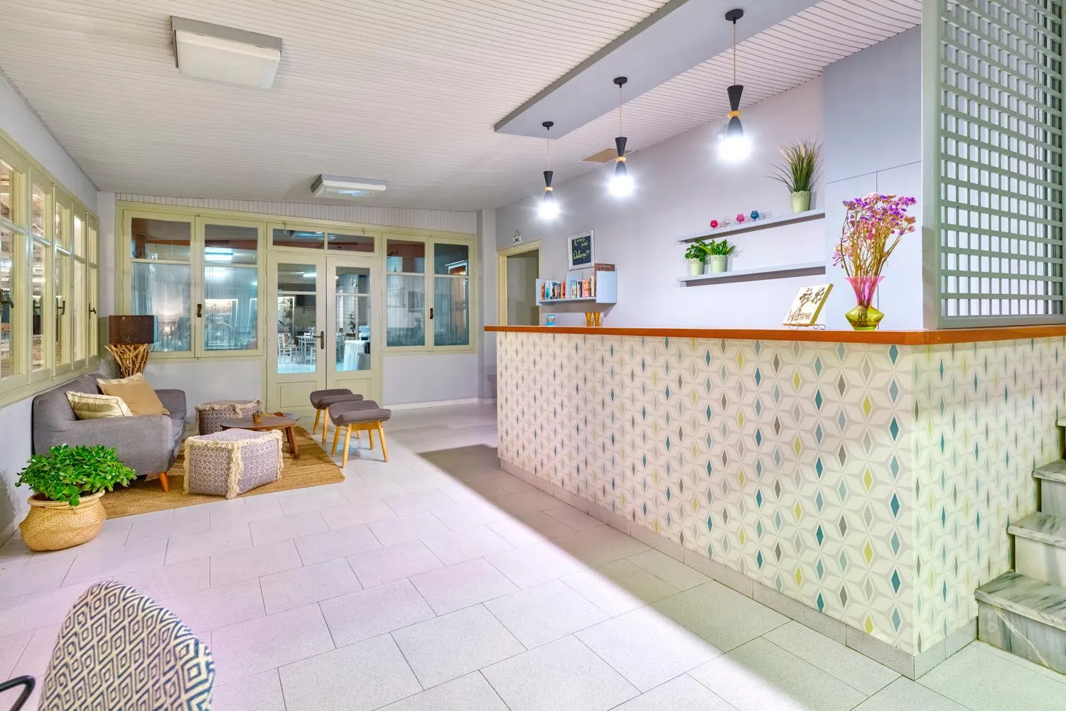 Living room in Hotel Kamelo