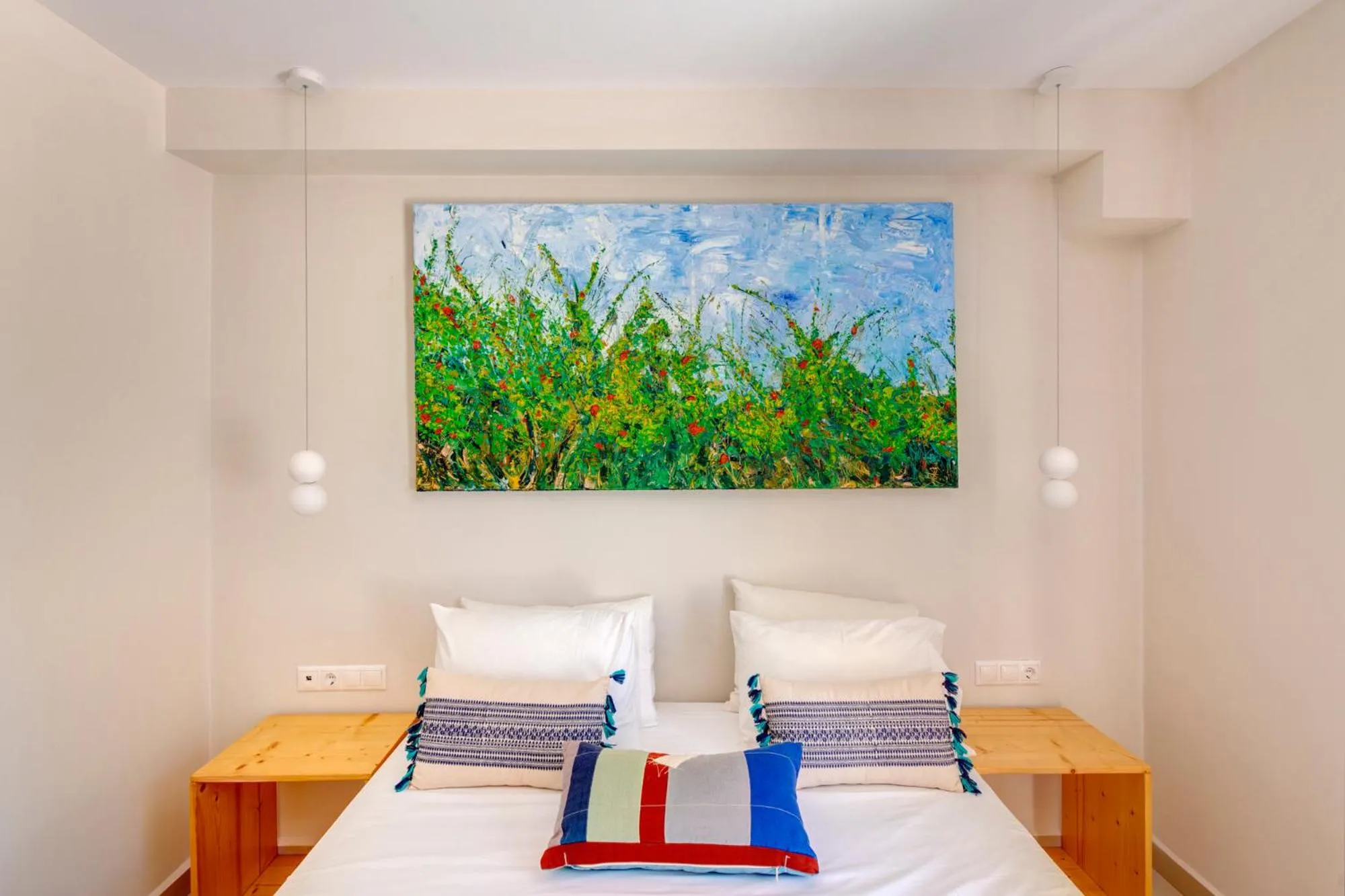 Decorative detail, Bed in Hotel Kamelo