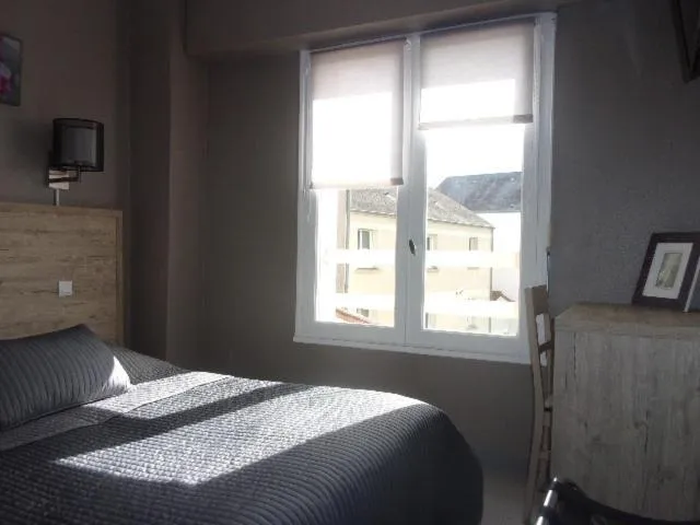 Bed in Hôtel Le Cerizay