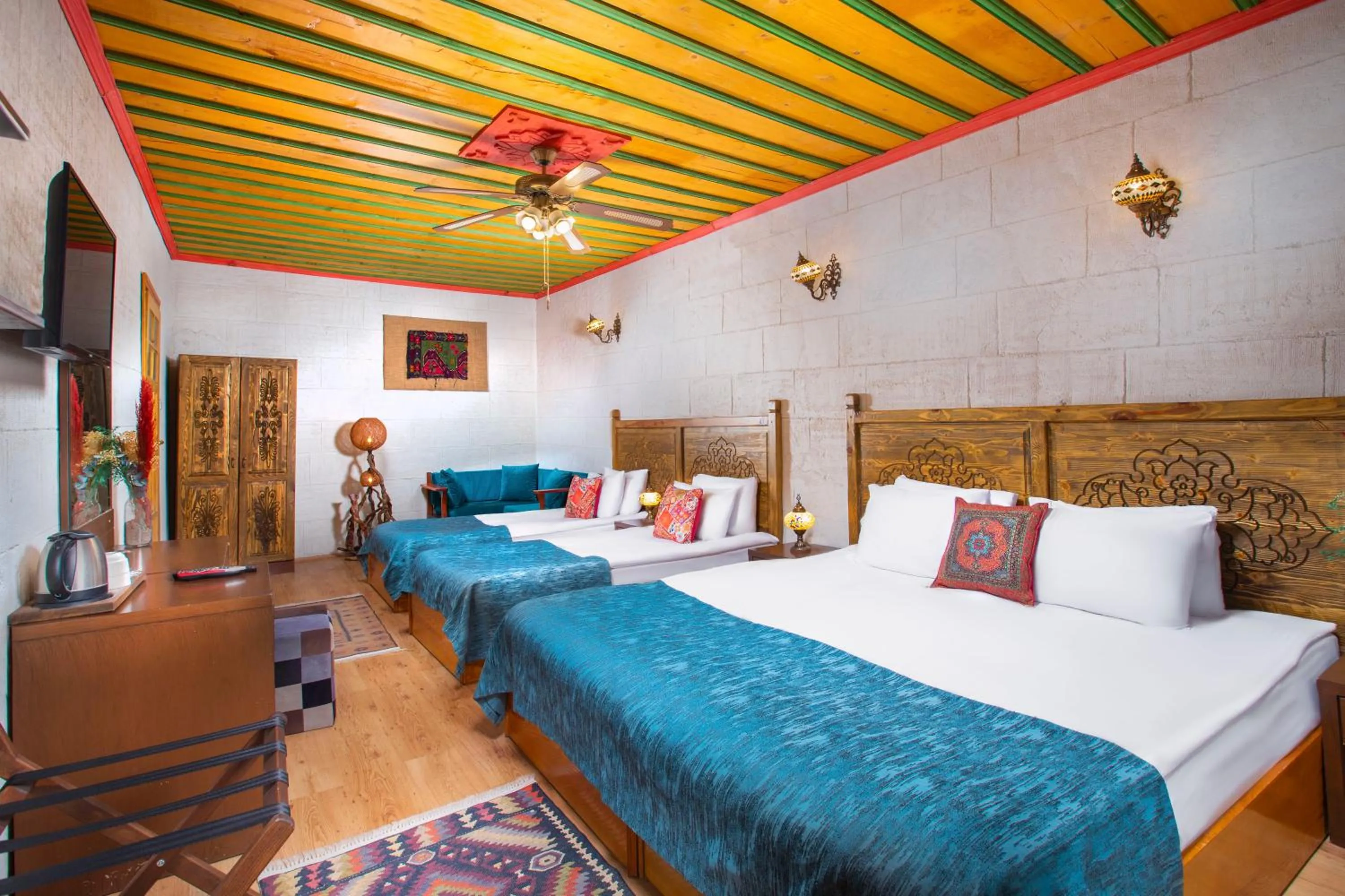 Bed in Garden Inn Cappadocia