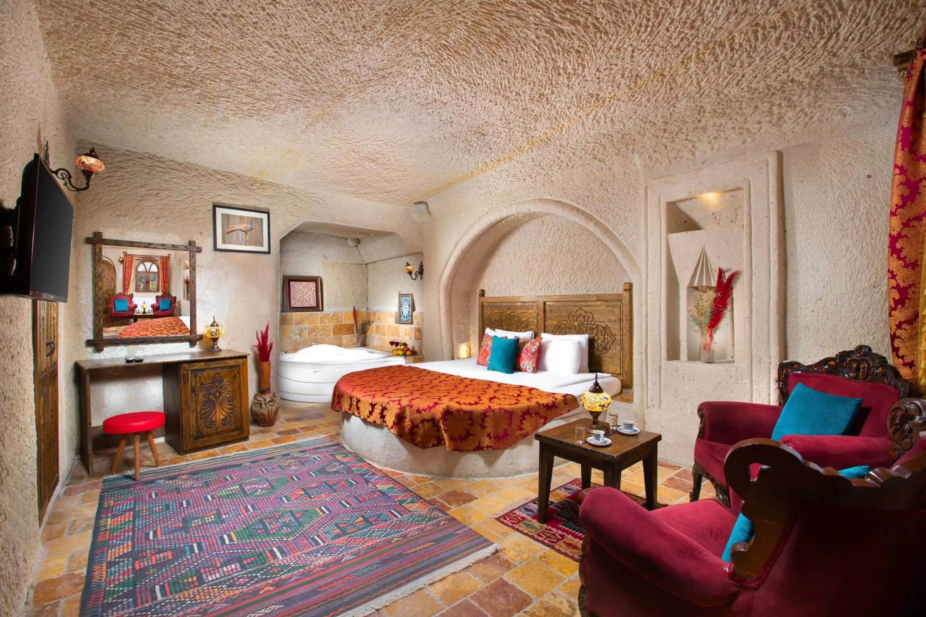 Bed in Garden Inn Cappadocia