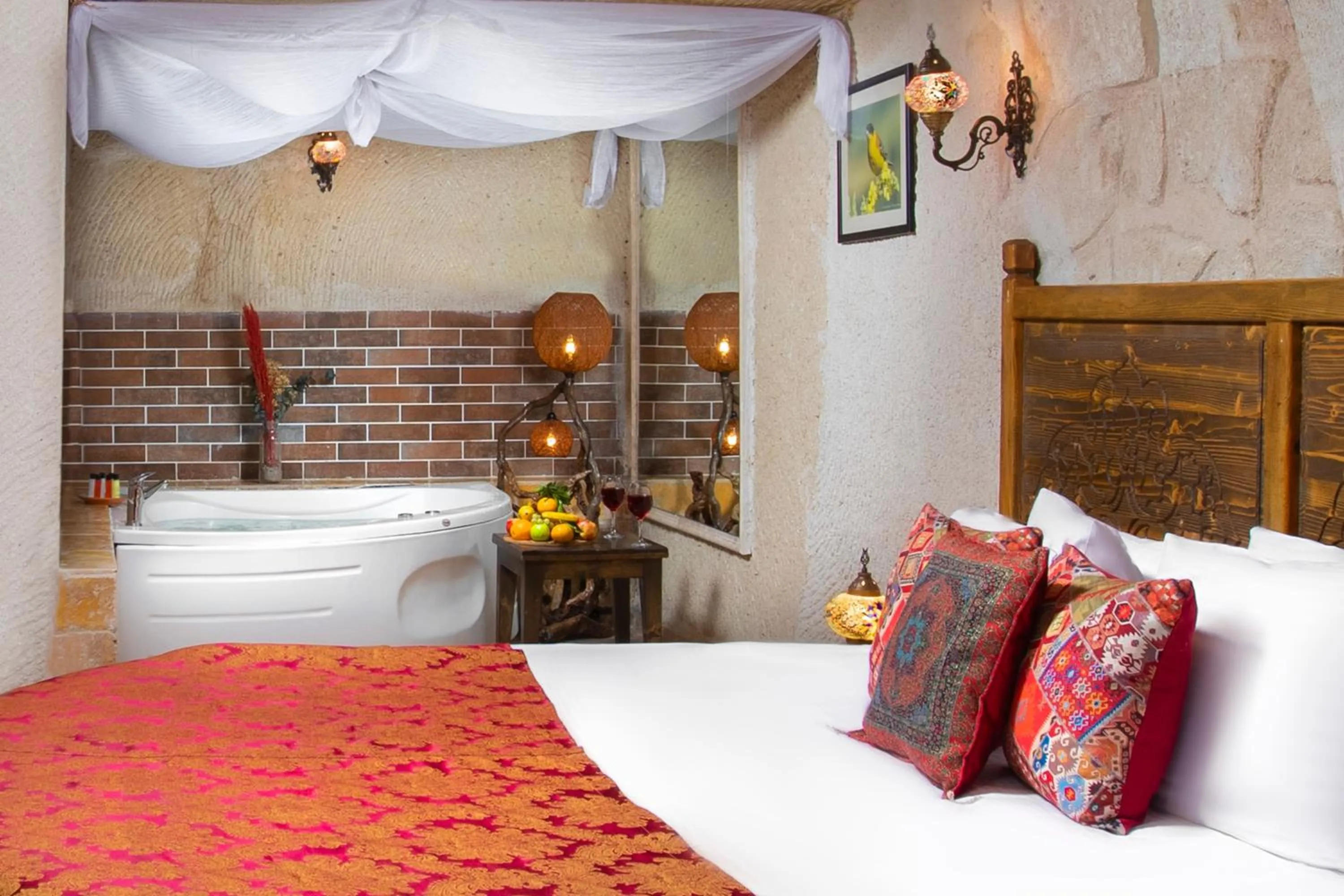 Bed in Garden Inn Cappadocia