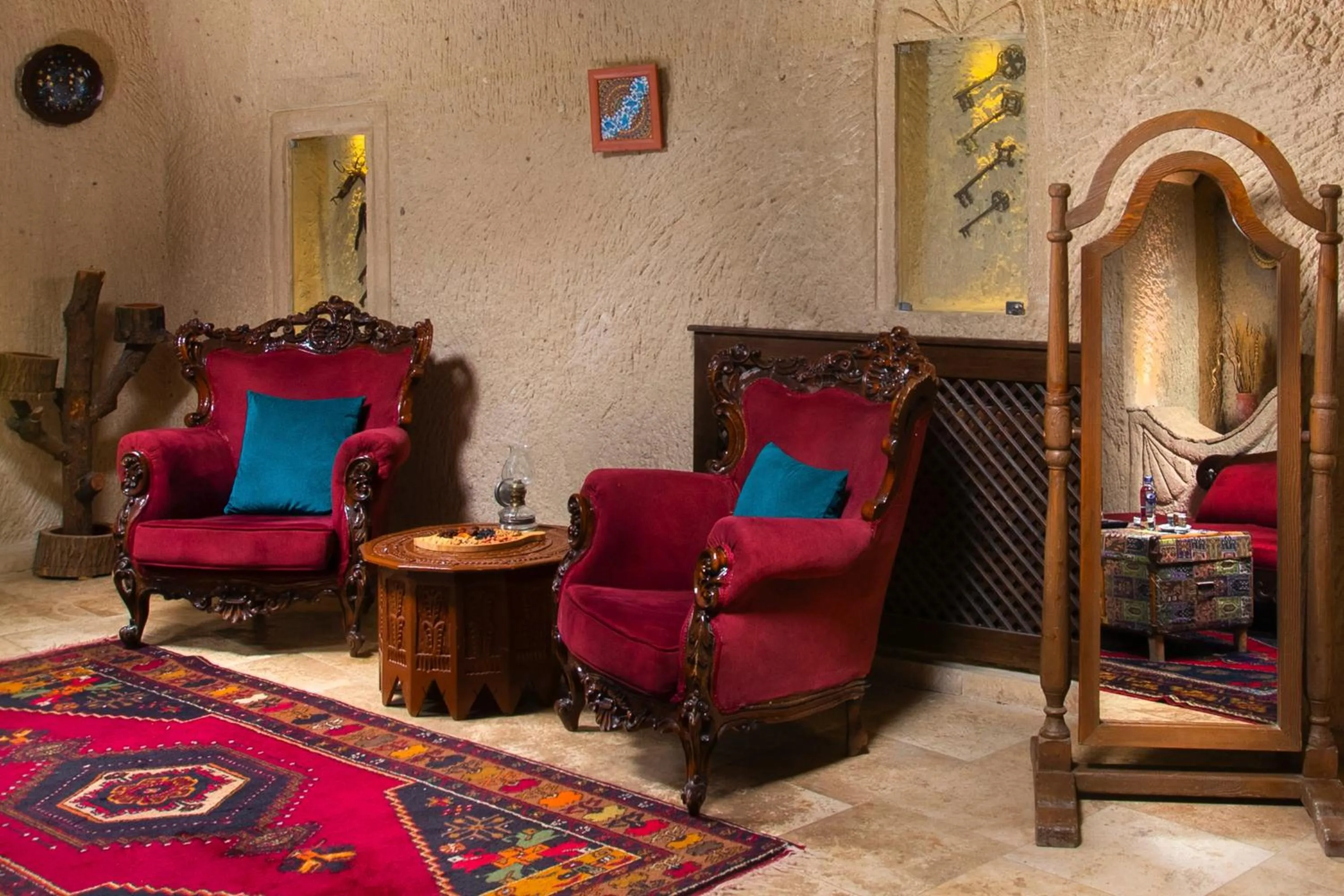 Seating area in Garden Inn Cappadocia