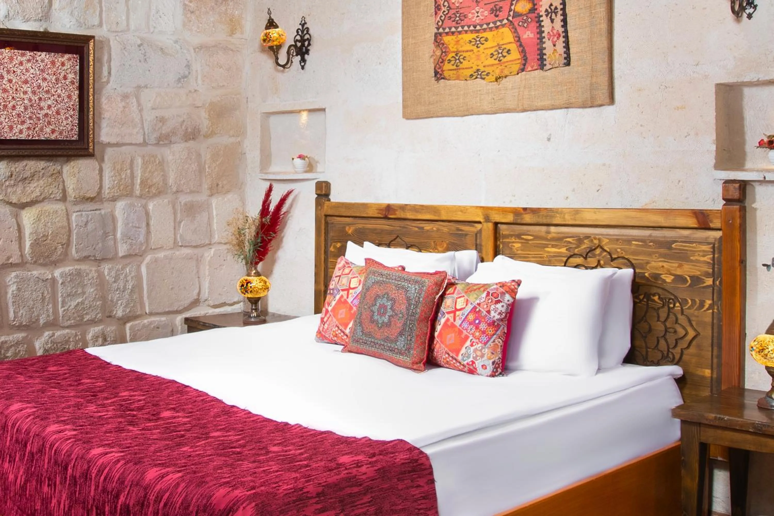 Bed in Garden Inn Cappadocia