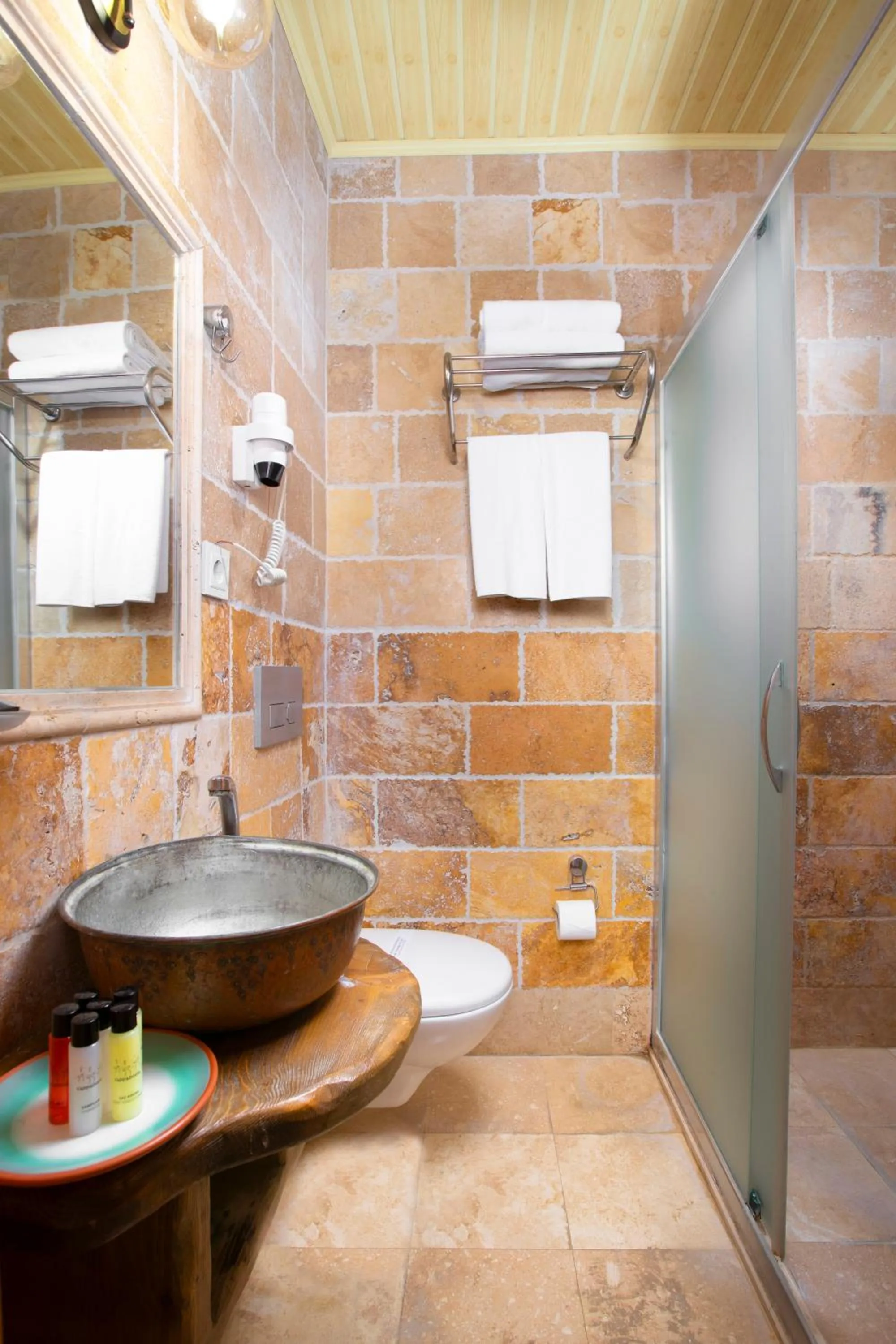 Shower in Garden Inn Cappadocia