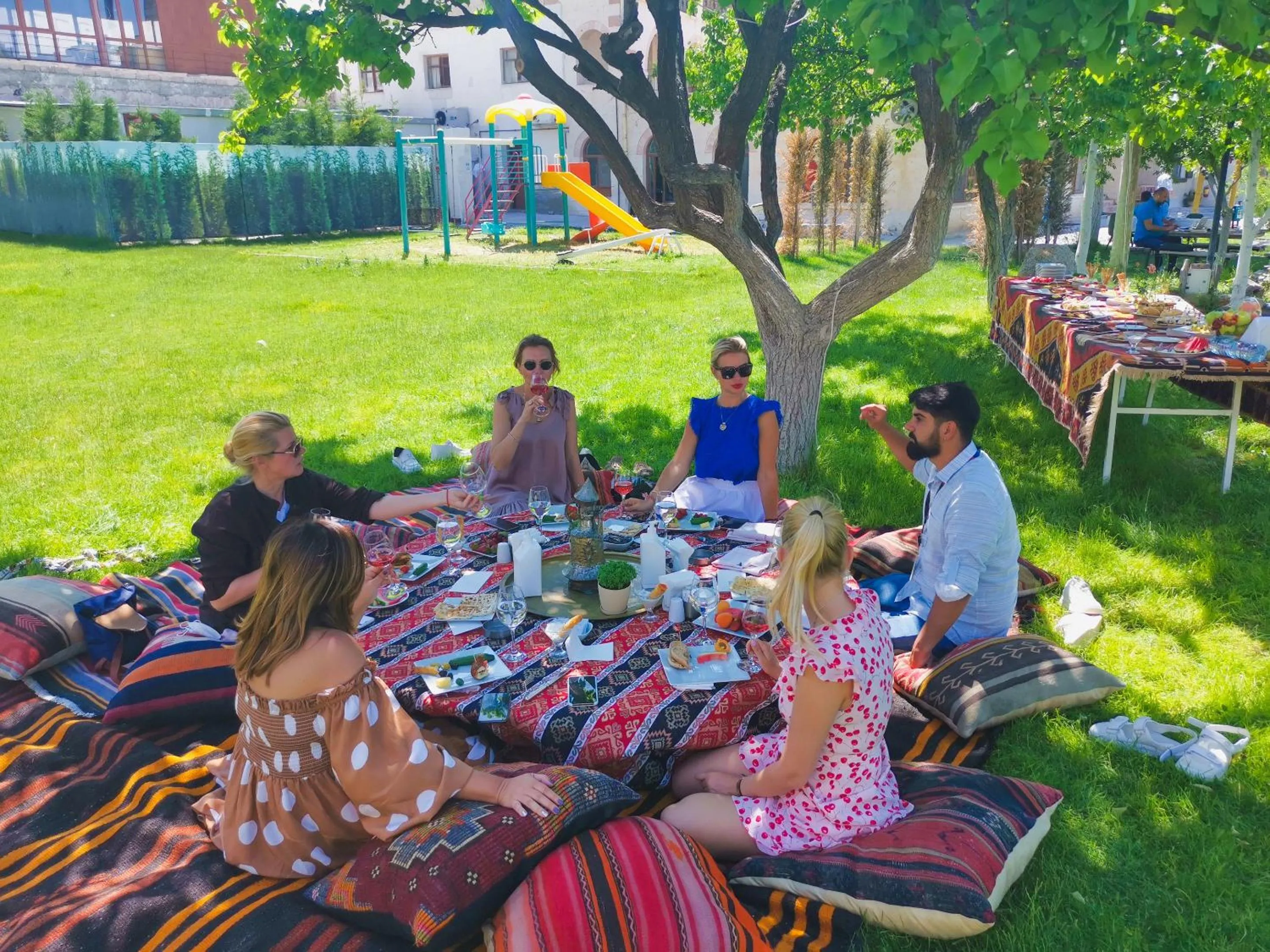 People in Garden Inn Cappadocia