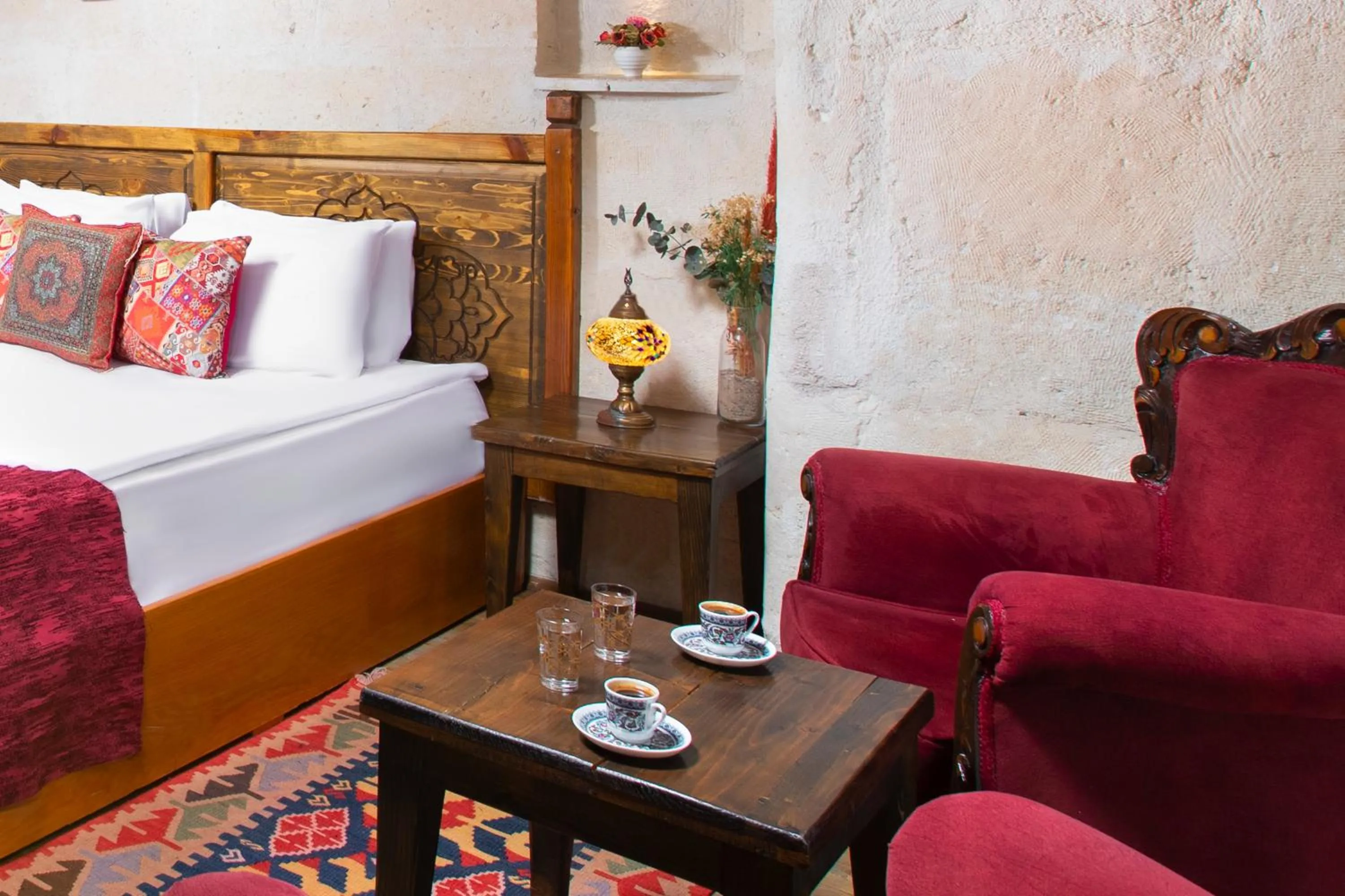 Bed in Garden Inn Cappadocia