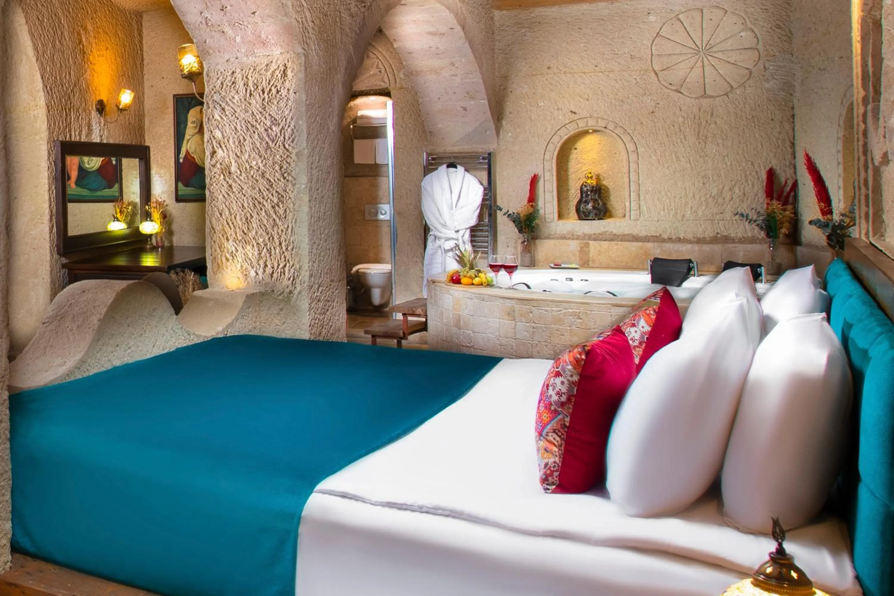 Bed in Garden Inn Cappadocia
