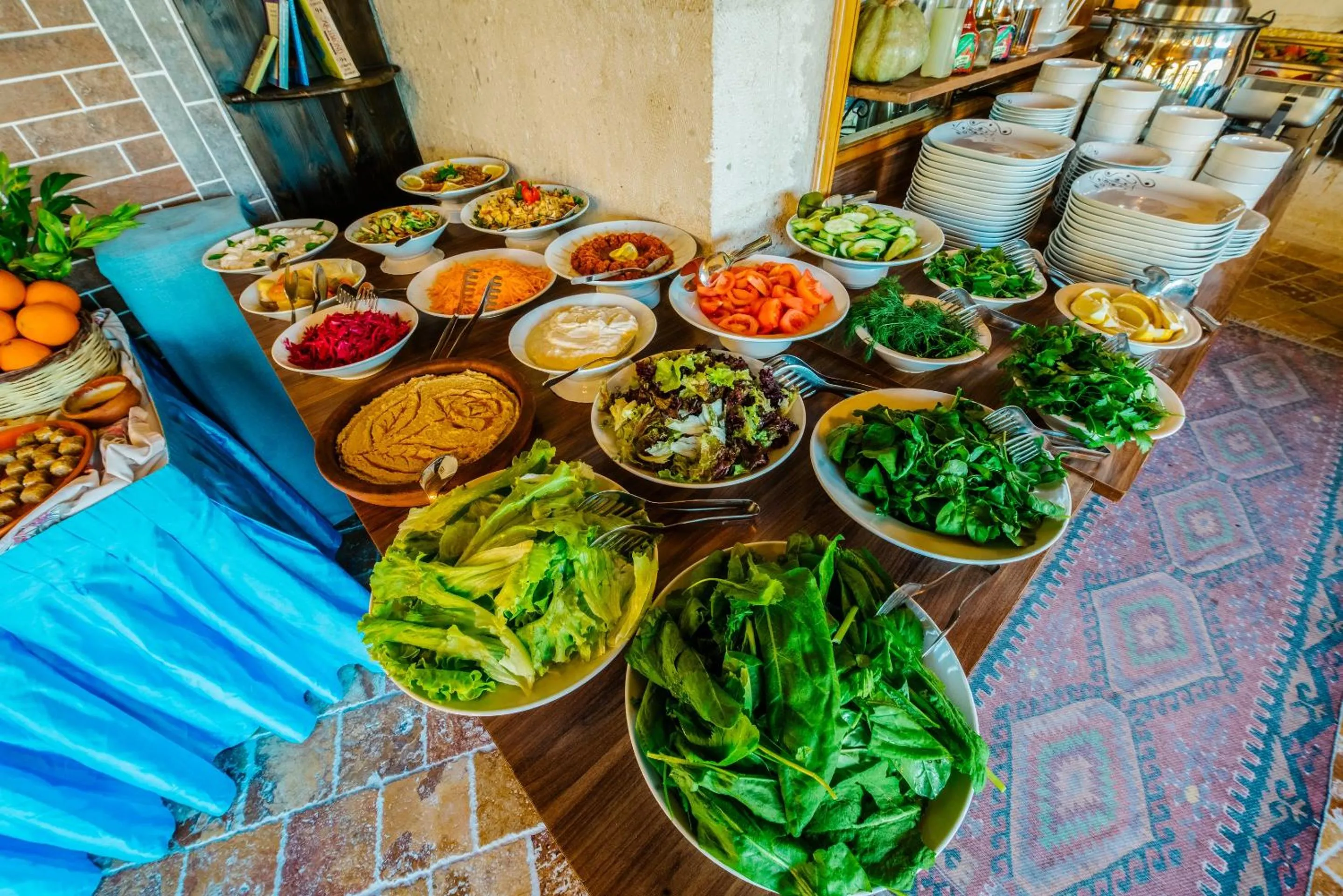 Buffet breakfast in Garden Inn Cappadocia