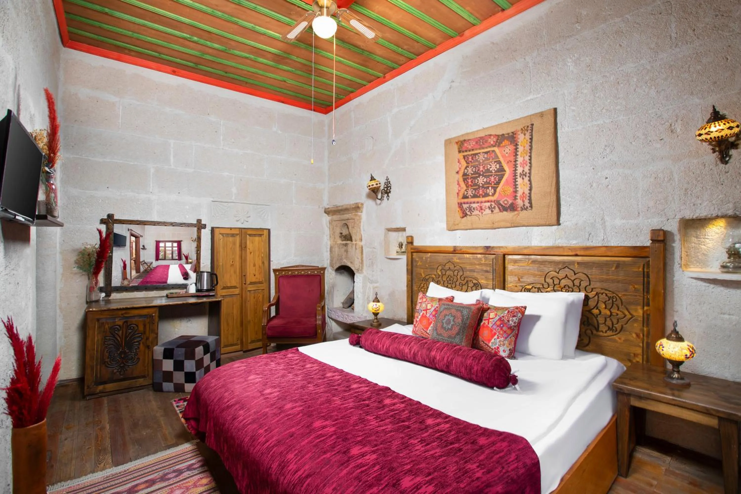 Bed in Garden Inn Cappadocia