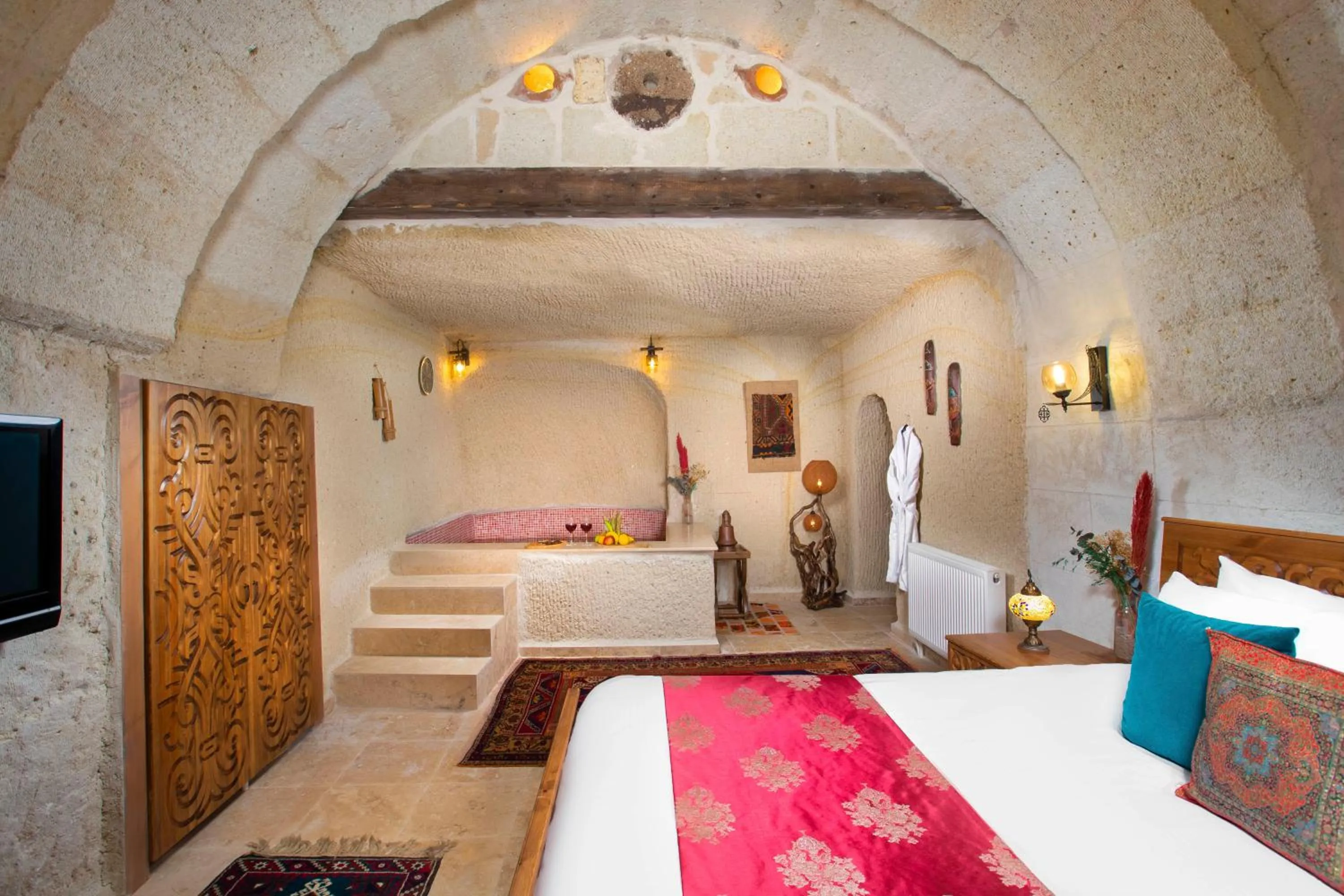 Bed in Garden Inn Cappadocia