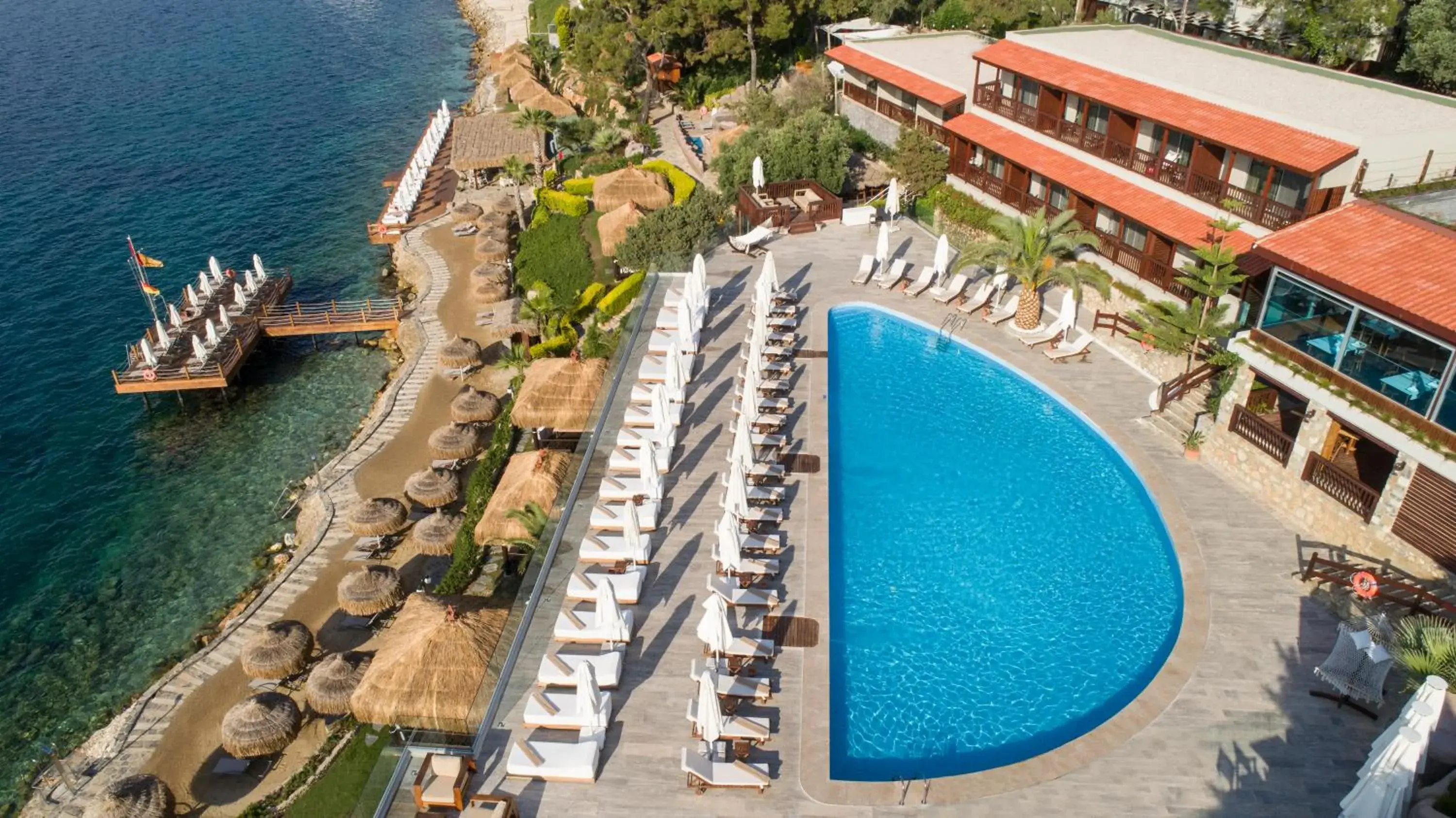 Bird's eye view in Sarpedor Boutique Hotel Bird's eye view in Sarpedor Boutique Hotel