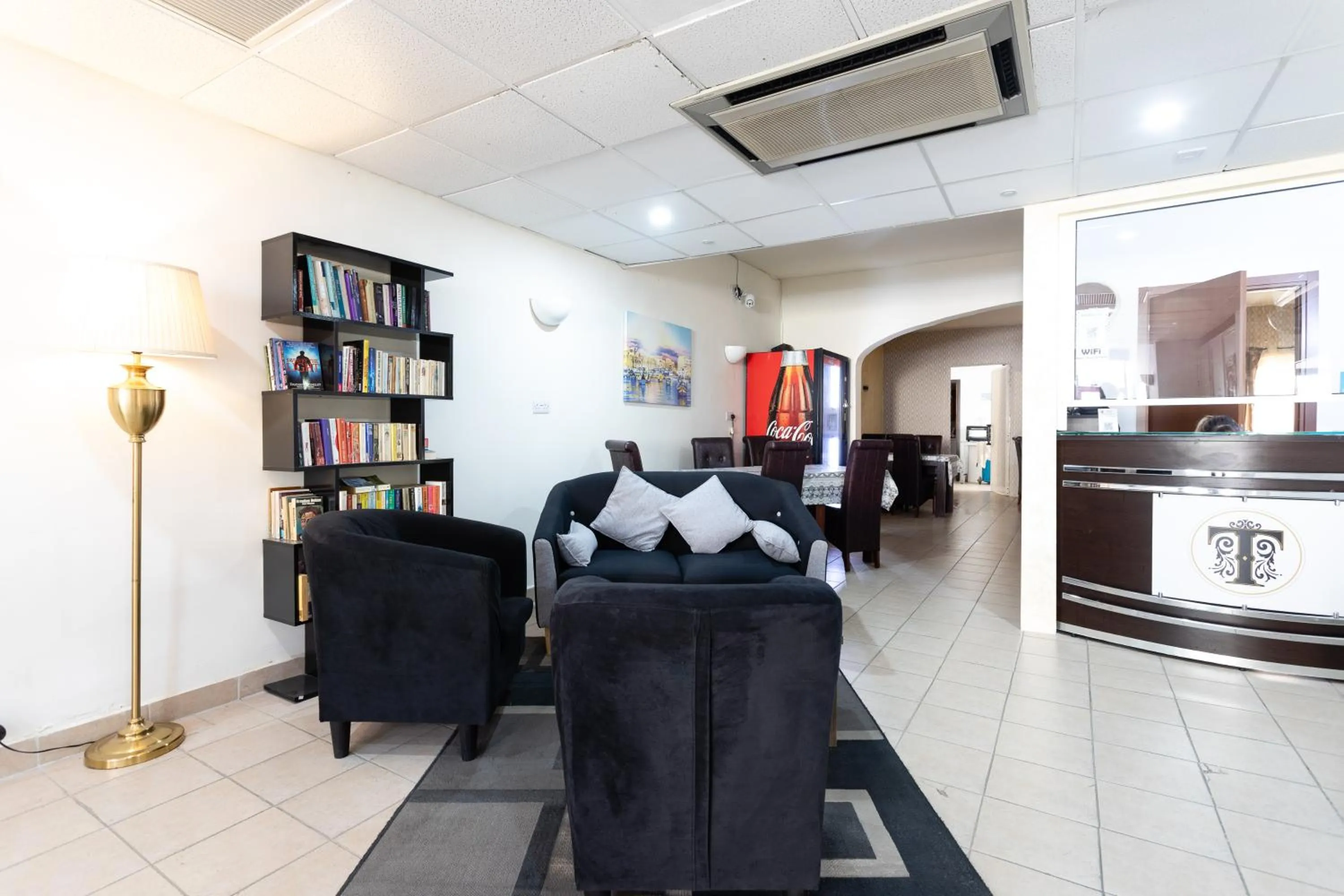 Seating area in Tarona Guesthouse