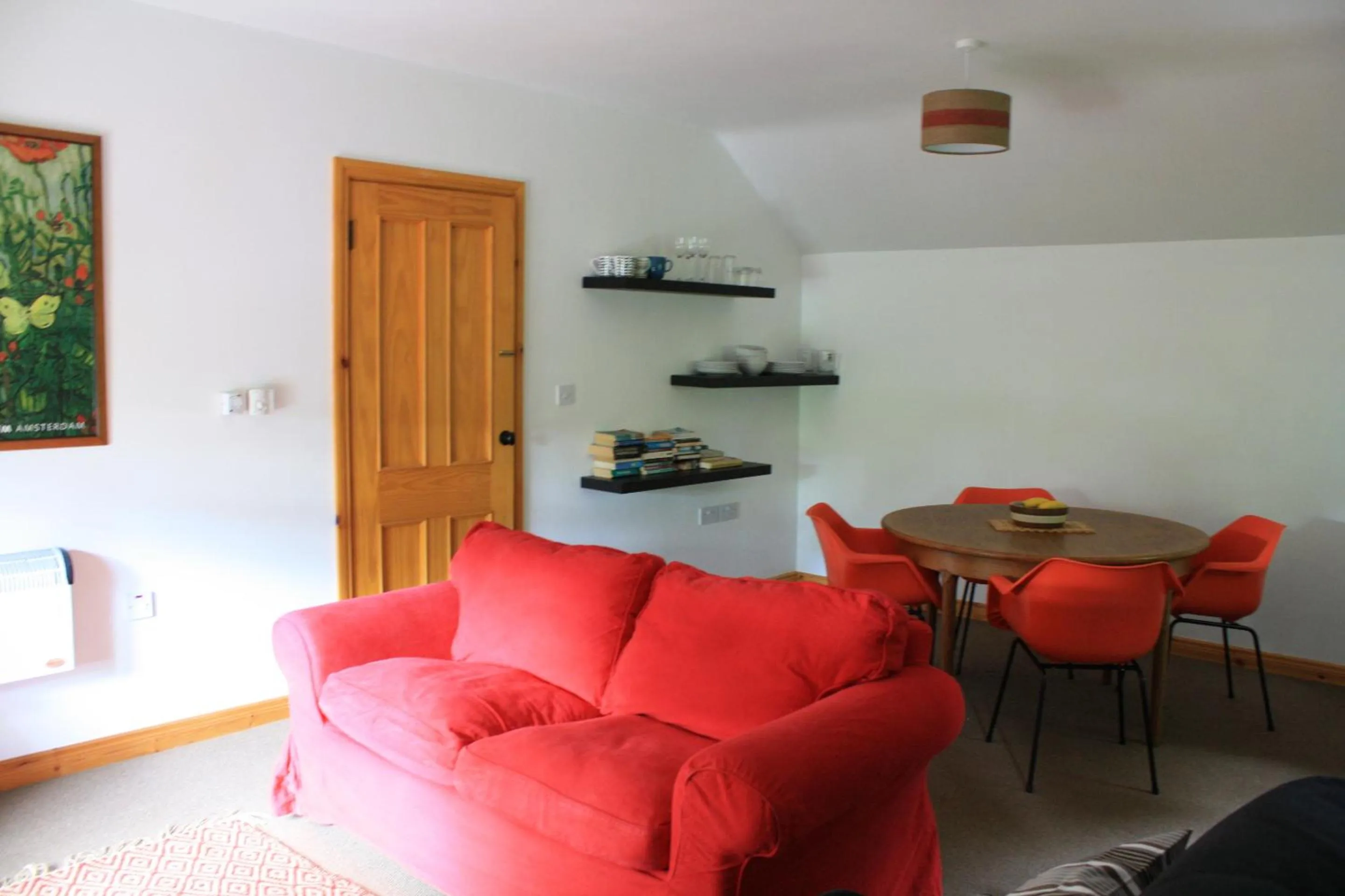 Dining area in Ballylagan Organic Farm
