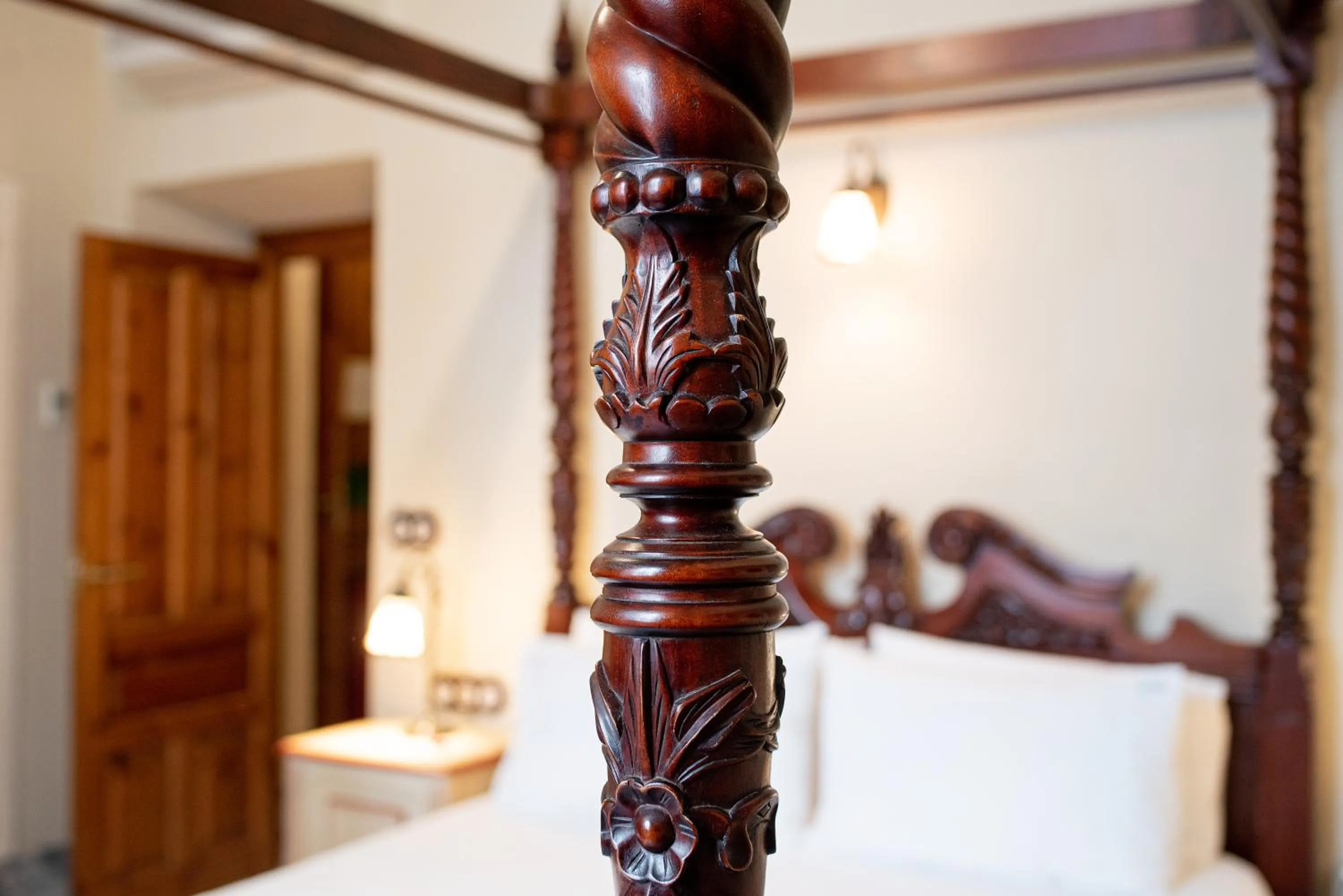 Decorative detail, Bed in Hotel Boutique Conde de la Corte