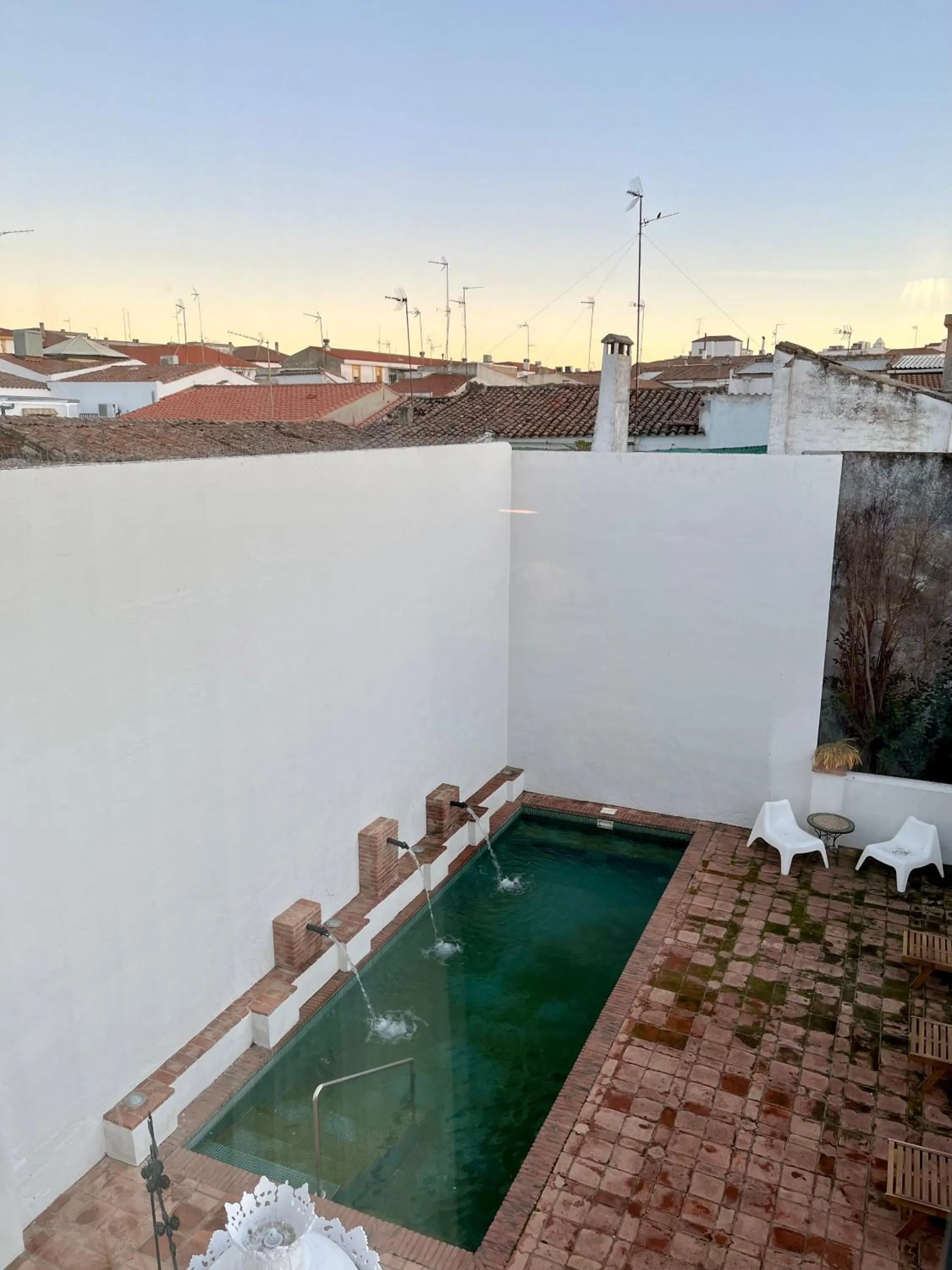 Garden view in Hotel Boutique Conde de la Corte