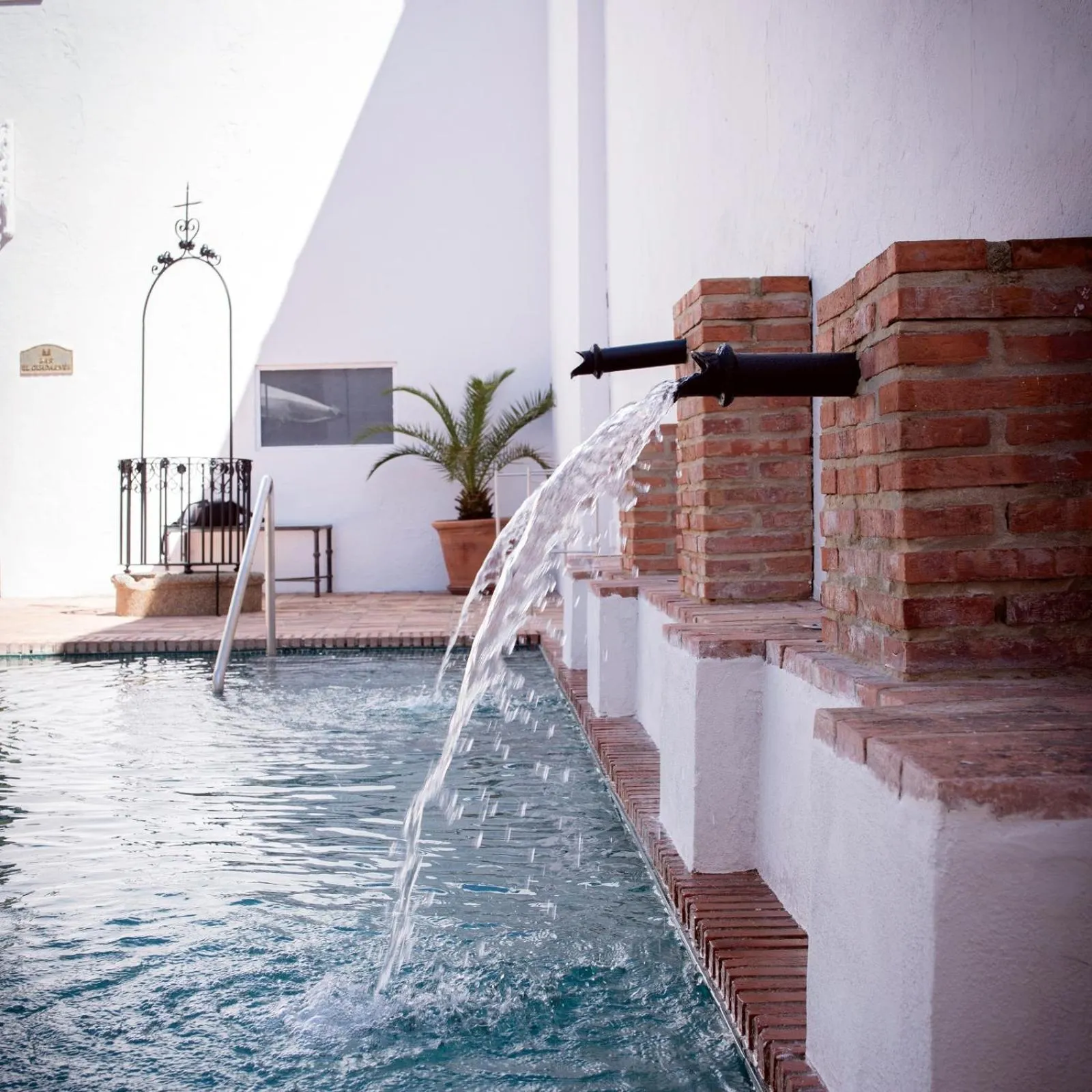 Pool view in Hotel Boutique Conde de la Corte