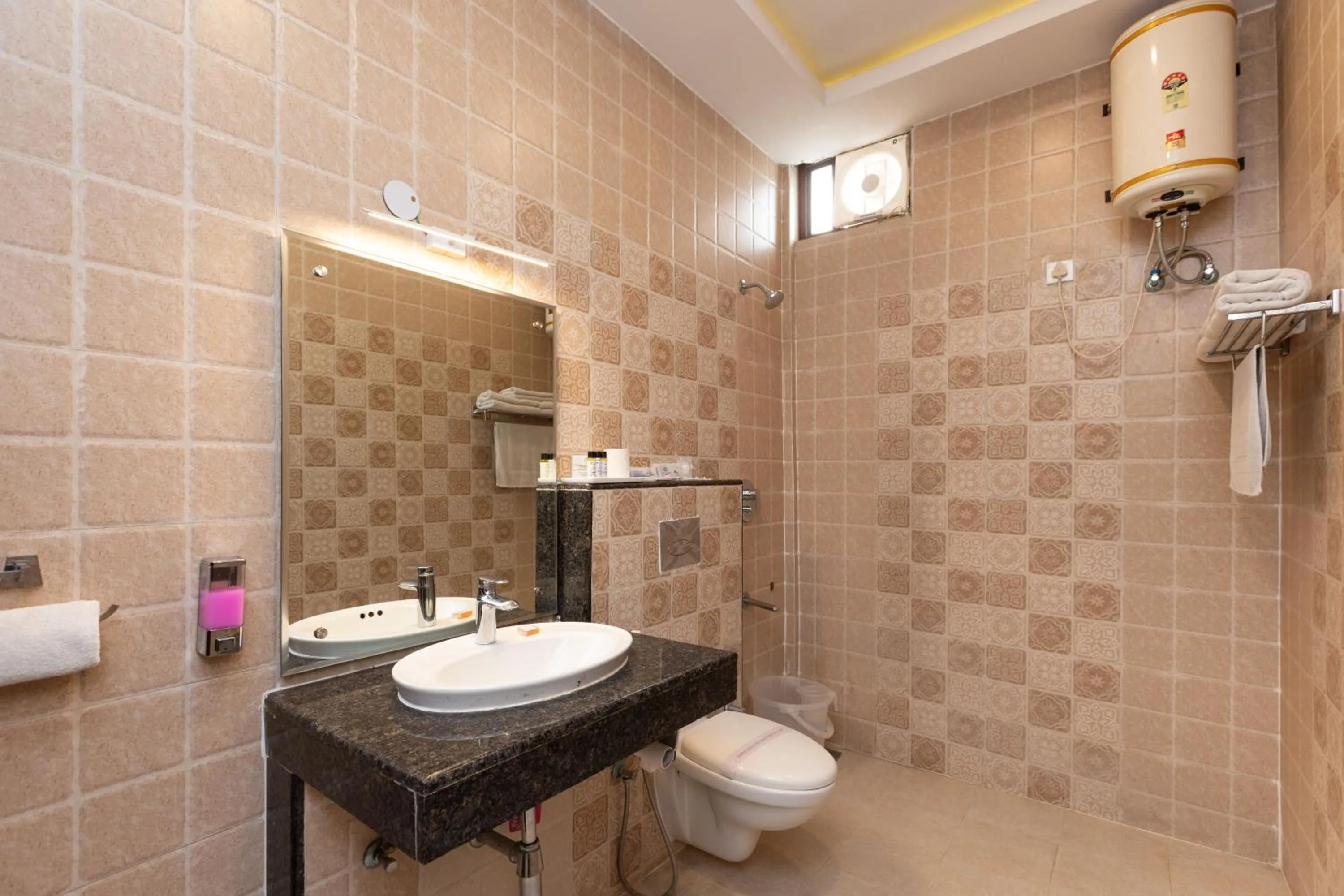 Bathroom in Indira Nikunj Rubystone Exotic