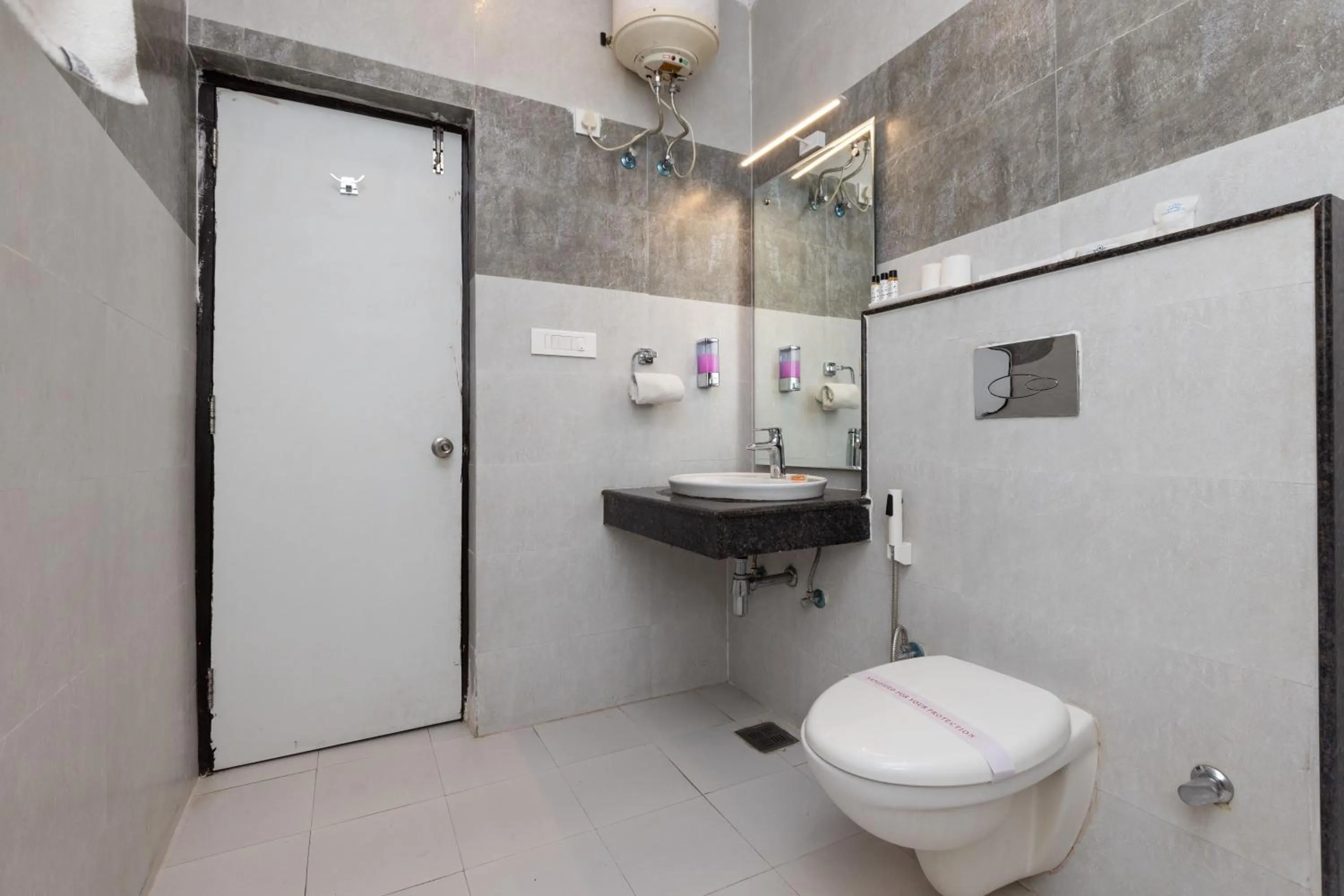 Bathroom in Indira Nikunj Rubystone Exotic