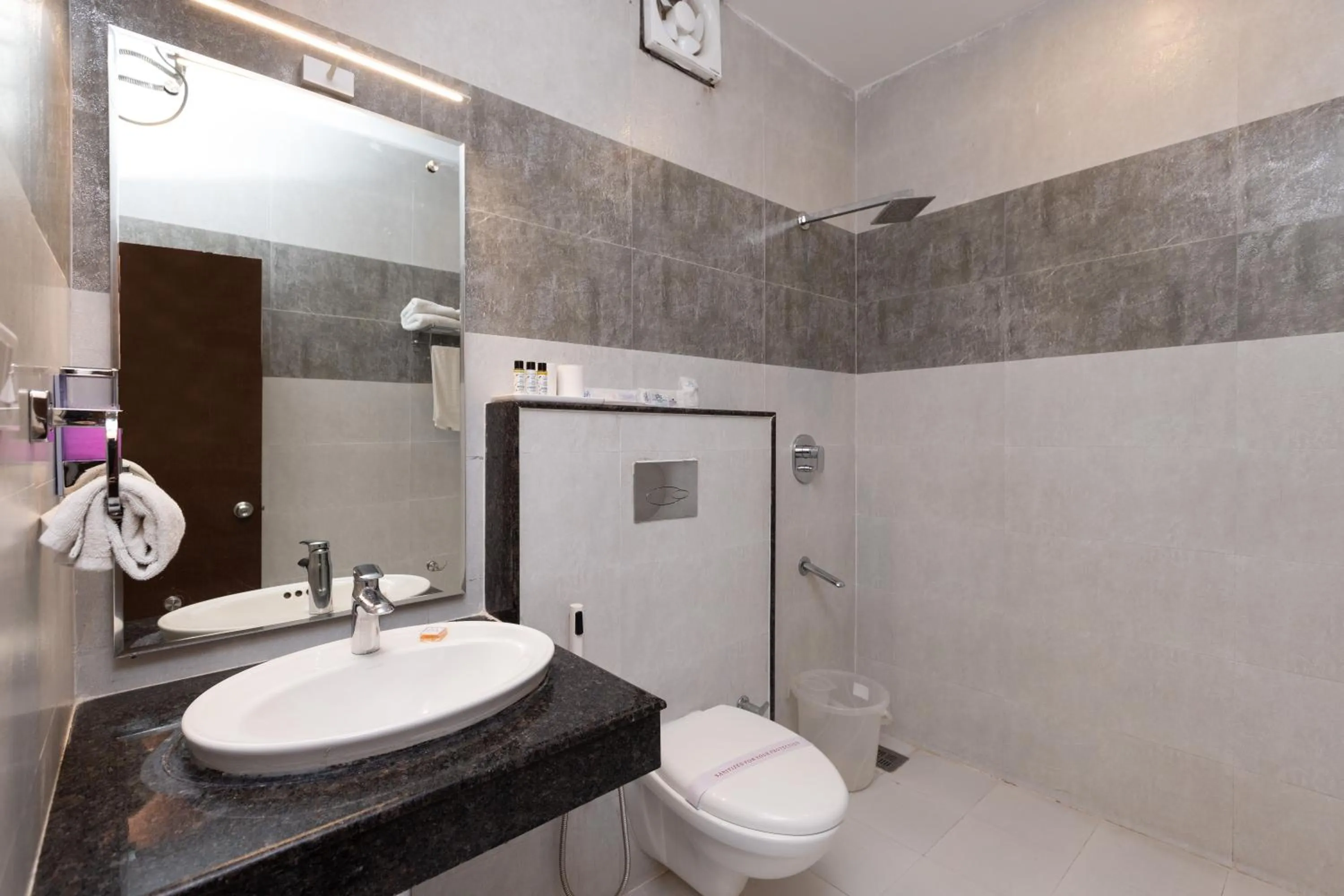 Bathroom in Indira Nikunj Rubystone Exotic