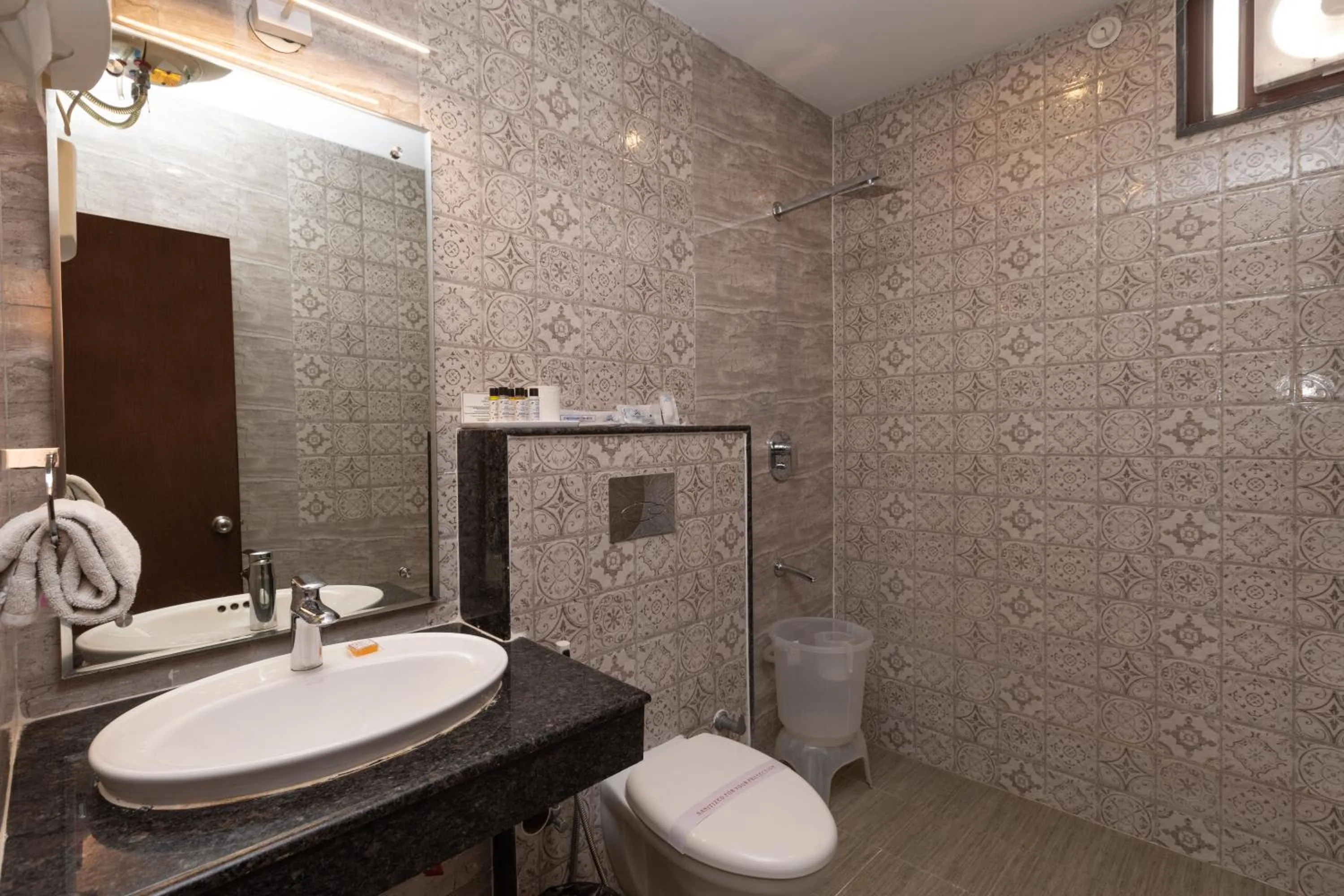 Bathroom in Indira Nikunj Rubystone Exotic