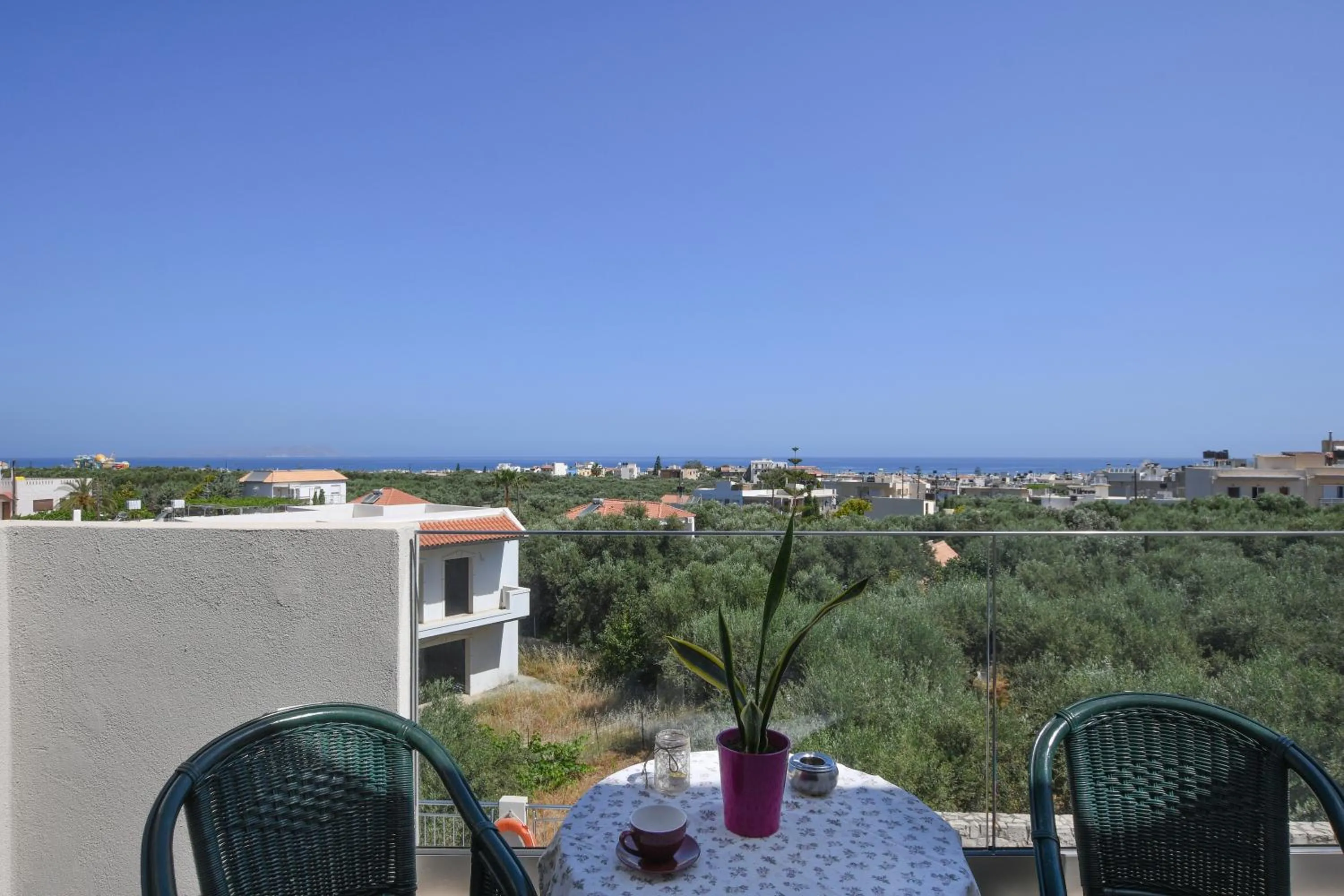 Balcony/Terrace in Aspri Petra Apartments