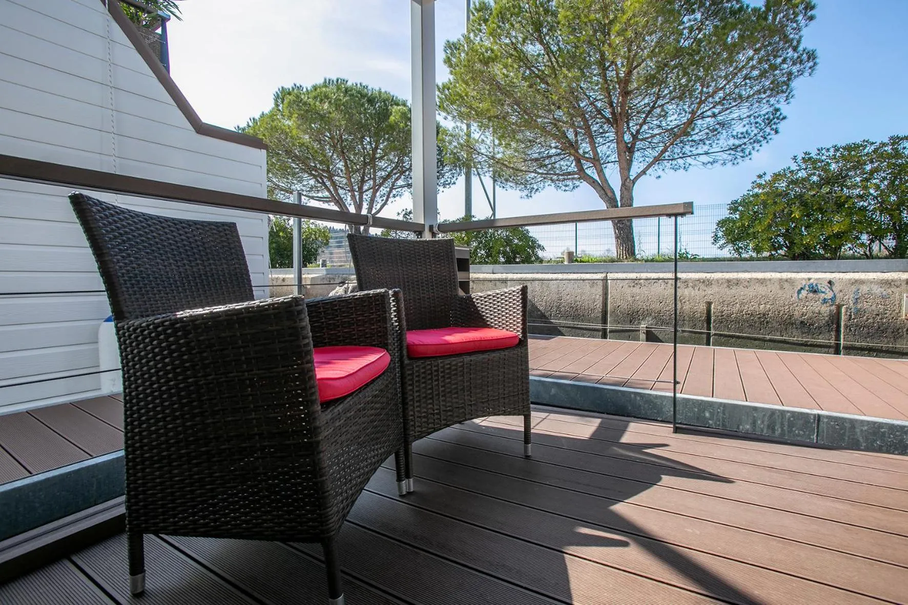 Balcony/Terrace in Floating Sea House Principessa